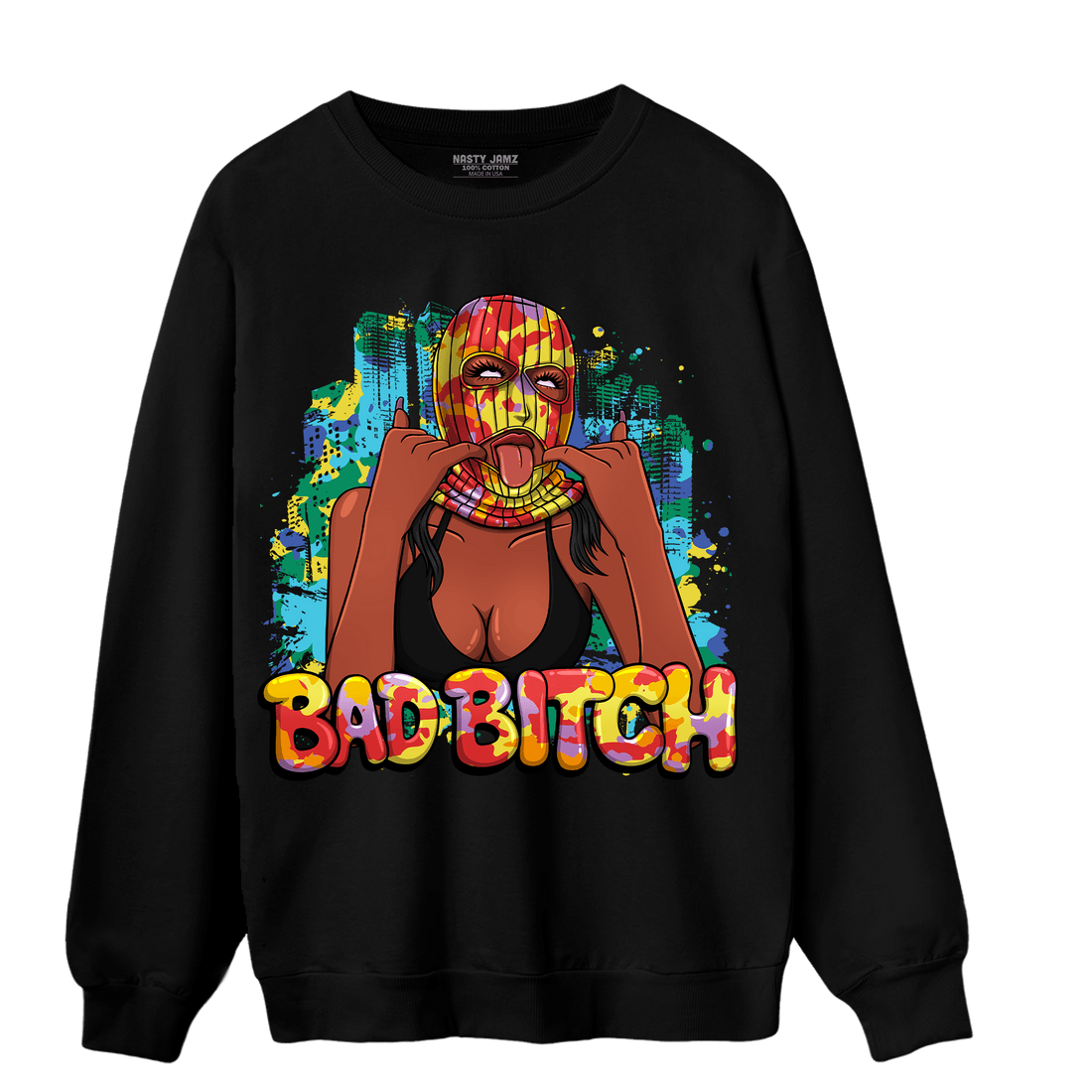 Mid GS Six Championships 1s Sweatshirt Match Gangster Bad Bitch - NastyJamz