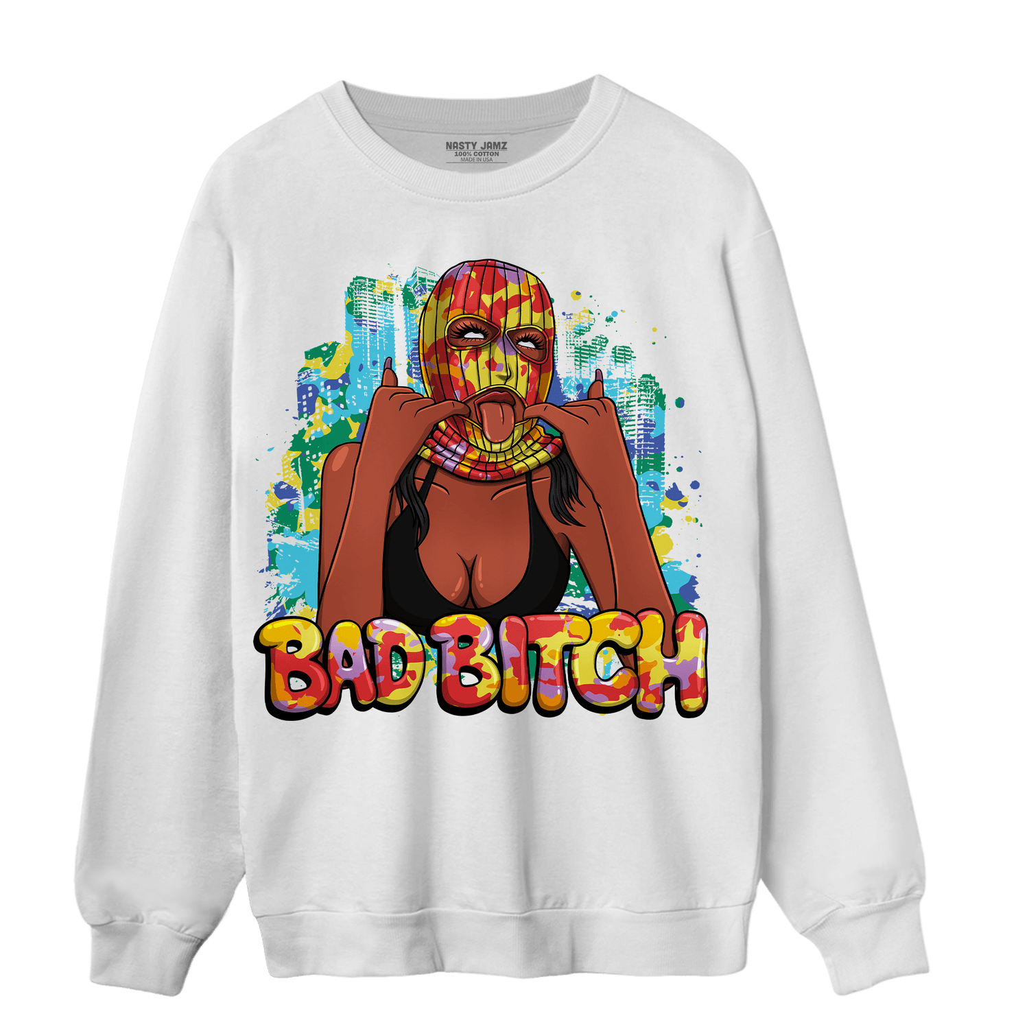 Mid GS Six Championships 1s Sweatshirt Match Gangster Bad Bitch - NastyJamz