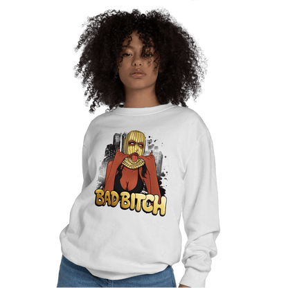 Mid SE Black Gold 1s Sweatshirt Match Gangster Bad Bitch - NastyJamz