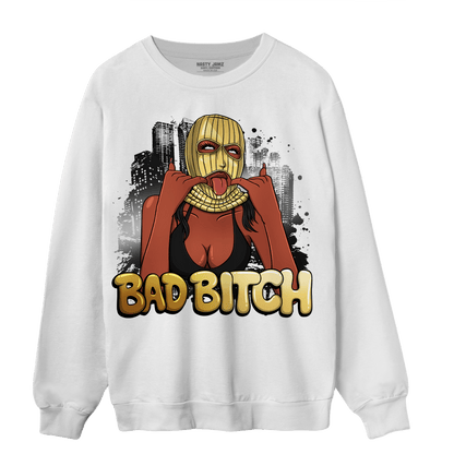 Mid SE Black Gold 1s Sweatshirt Match Gangster Bad Bitch - NastyJamz