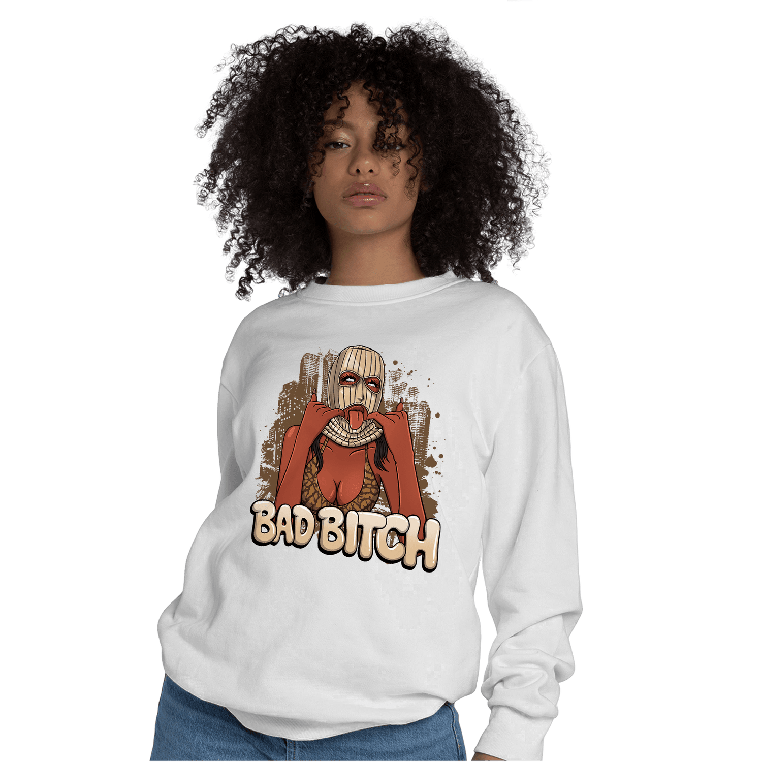 Palomino 3s Sweatshirt Match Gangster Bad Bitch - NastyJamz