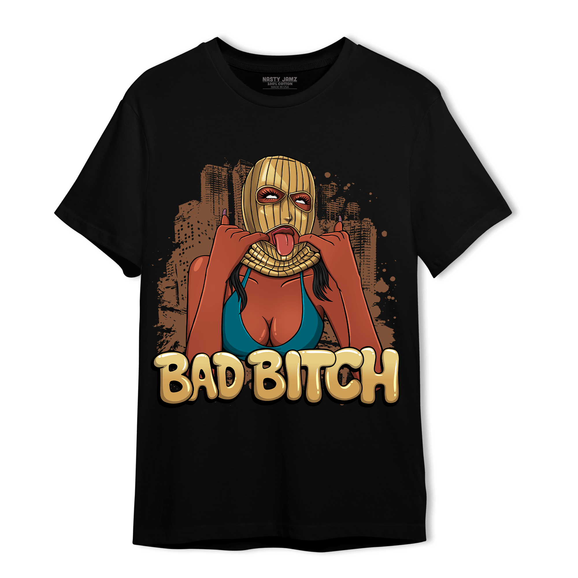 Cacao Wow 4s T Shirt Match Gangster Bad Bitch - NastyJamz