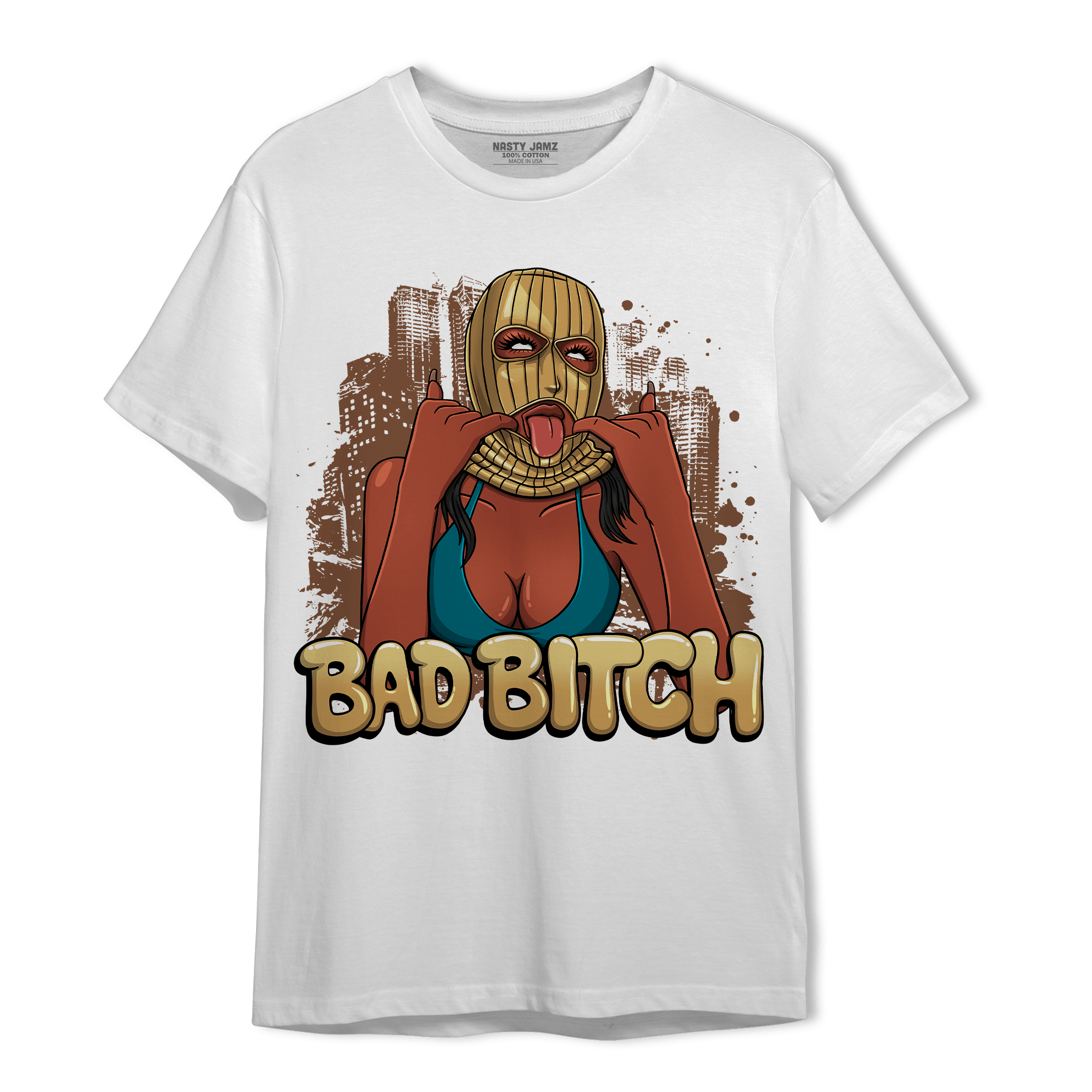 Cacao Wow 4s T Shirt Match Gangster Bad Bitch - NastyJamz
