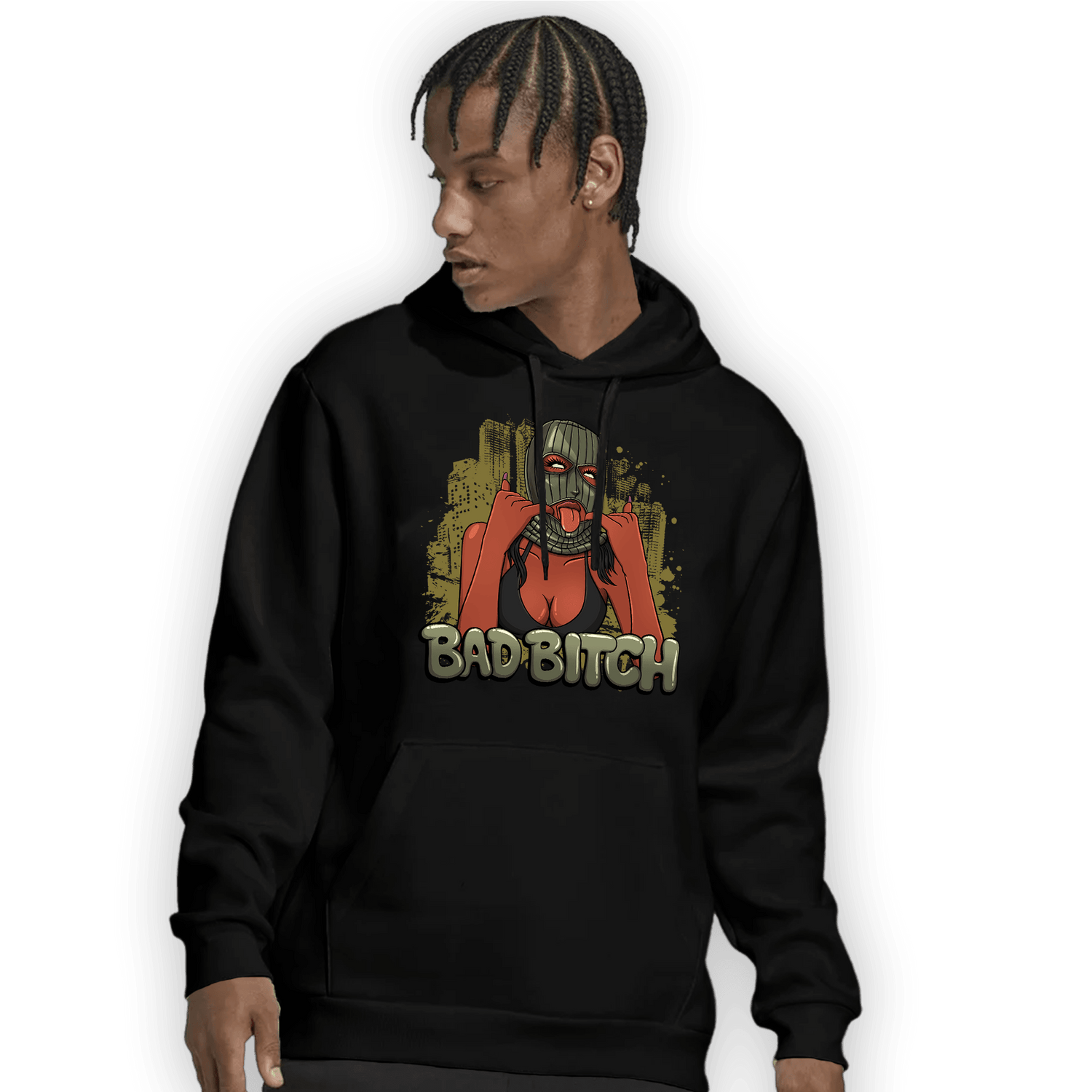 SE Craft Medium Olive 4s Hoodie Match Gangster Bad Bitch - NastyJamz