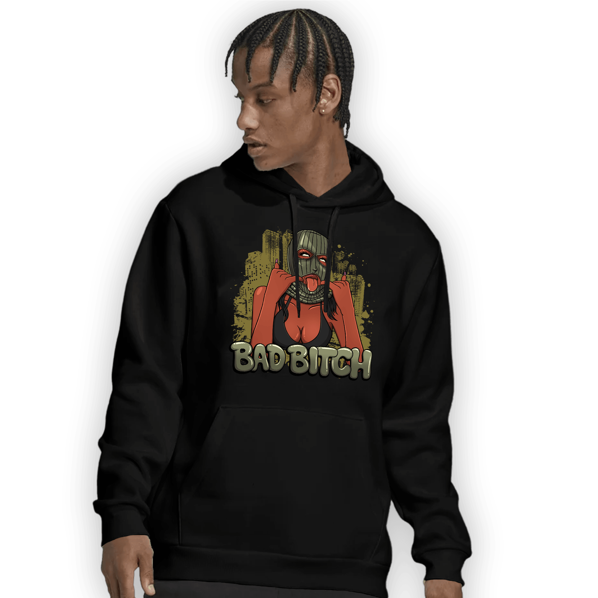 SE Craft Medium Olive 4s Hoodie Match Gangster Bad Bitch - NastyJamz