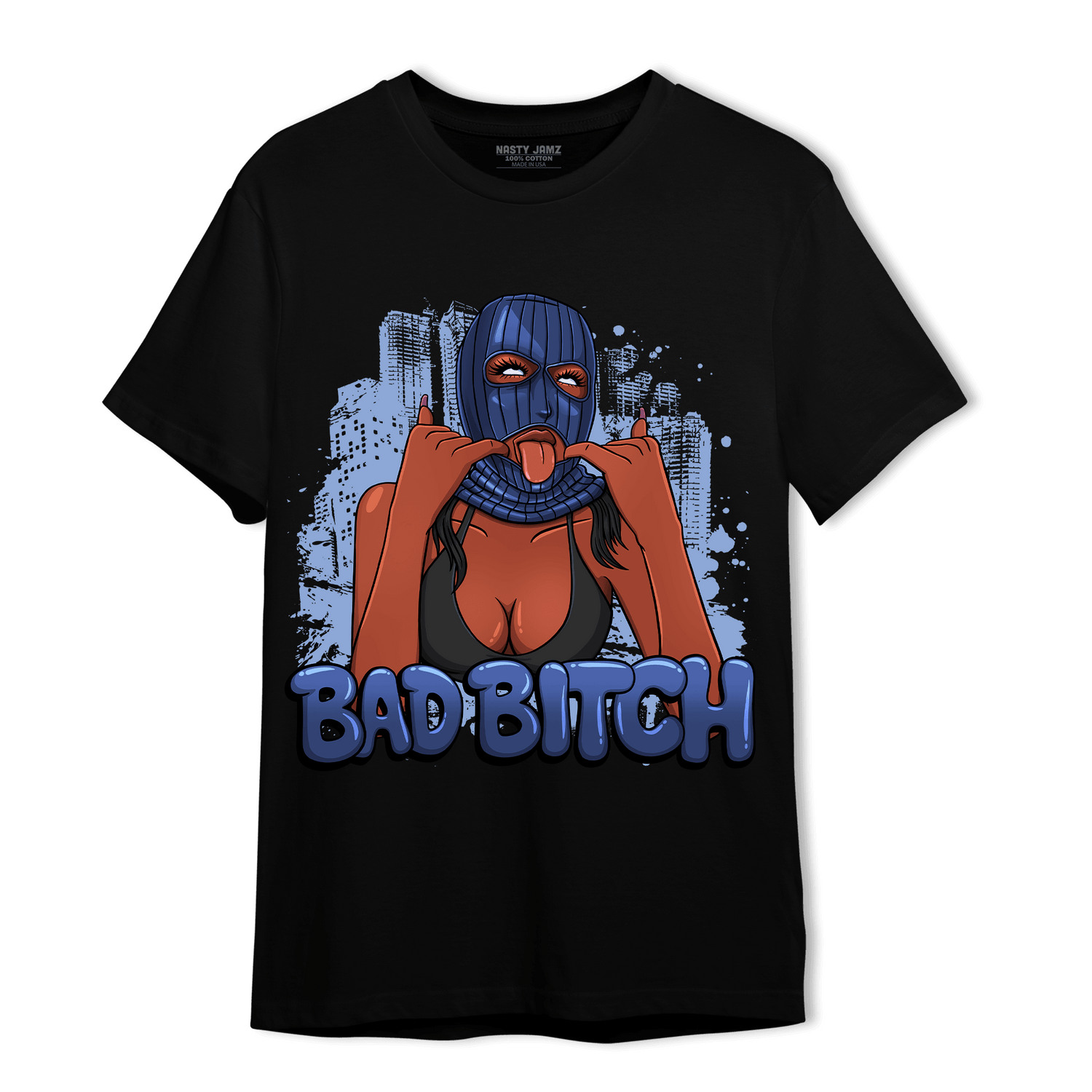 Midnight Navy 5s T Shirt Match Gangster Bad Bitch - NastyJamz
