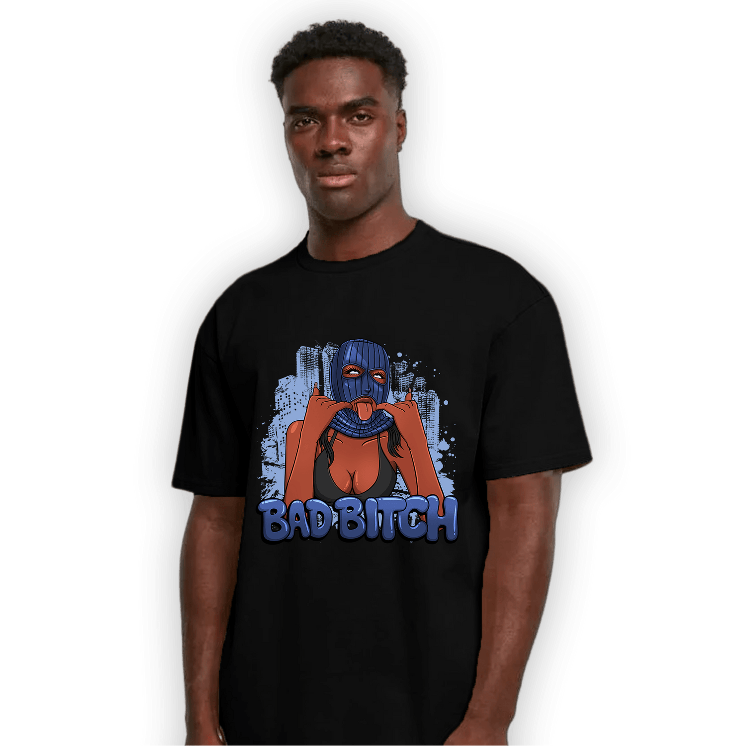 Midnight Navy 5s T Shirt Match Gangster Bad Bitch - NastyJamz