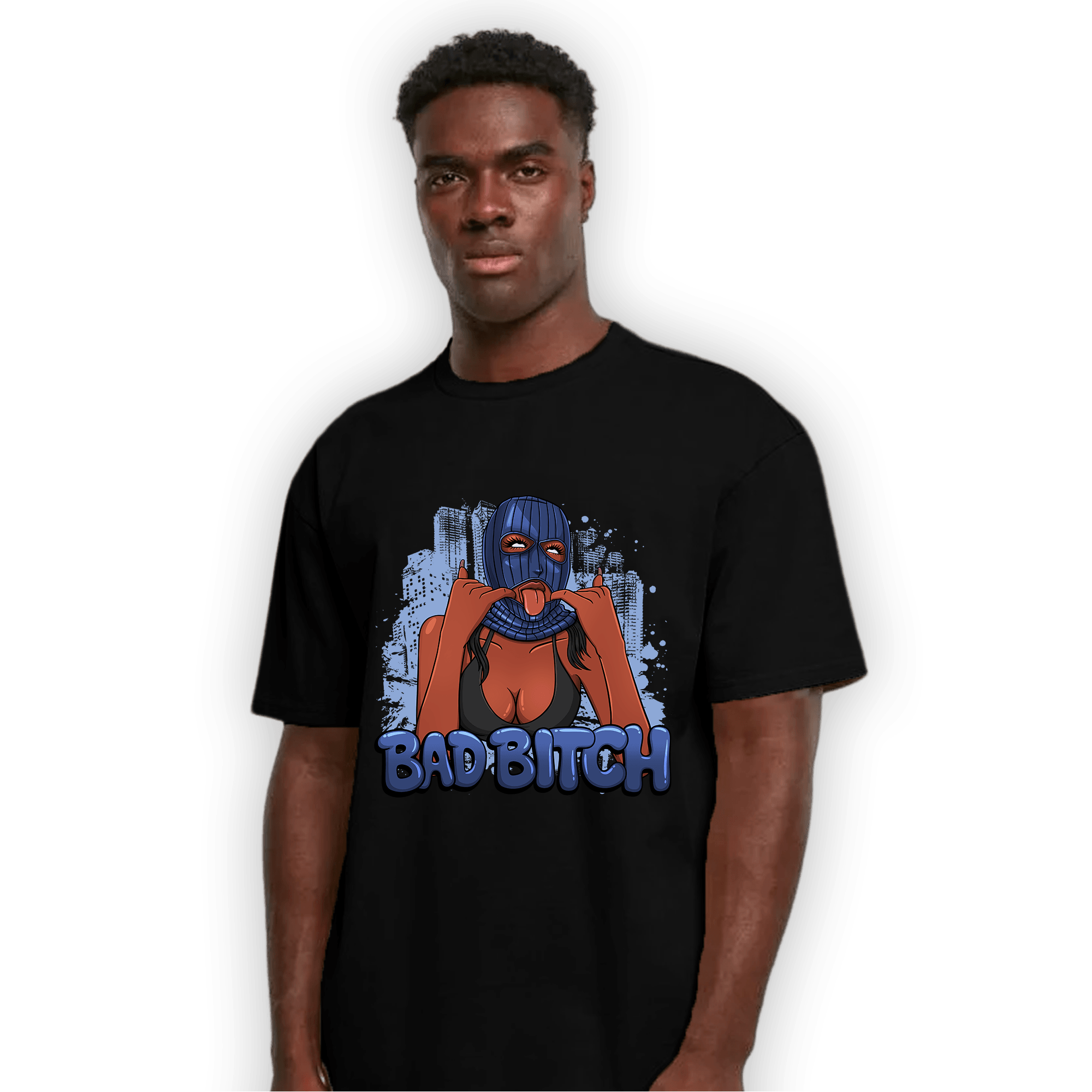 Midnight Navy 5s T Shirt Match Gangster Bad Bitch - NastyJamz