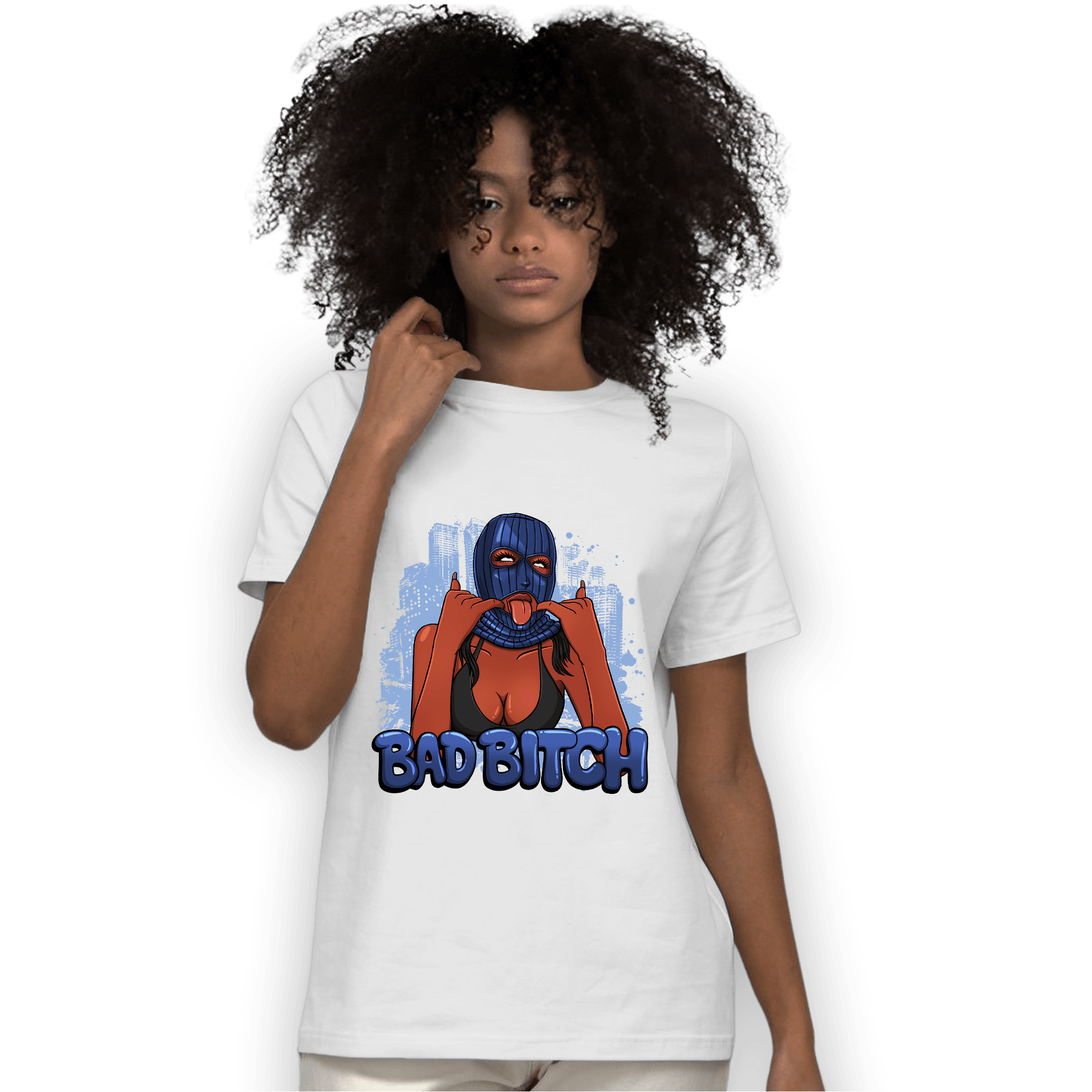 Midnight Navy 5s T Shirt Match Gangster Bad Bitch - NastyJamz