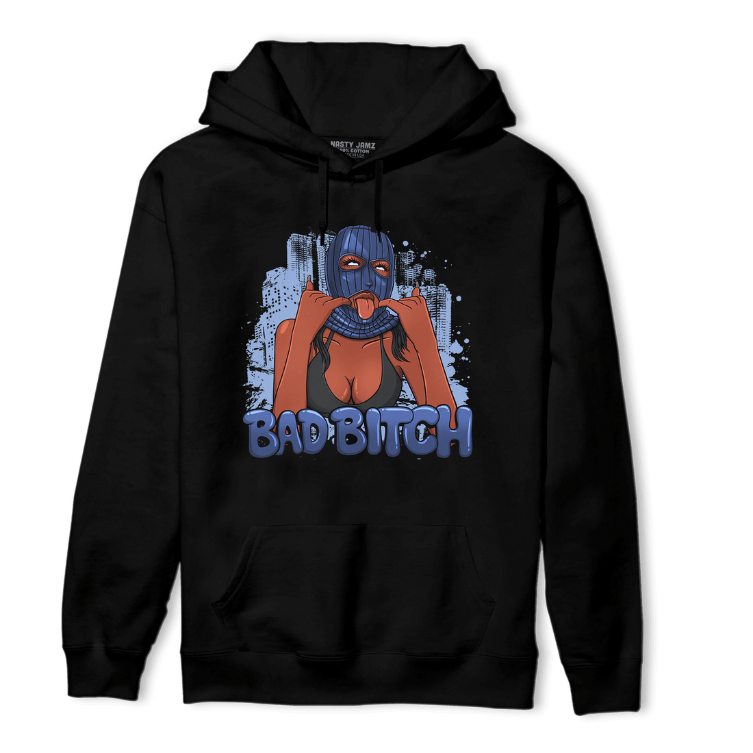 Midnight Navy 5s Hoodie Match Gangster Bad Bitch - NastyJamz