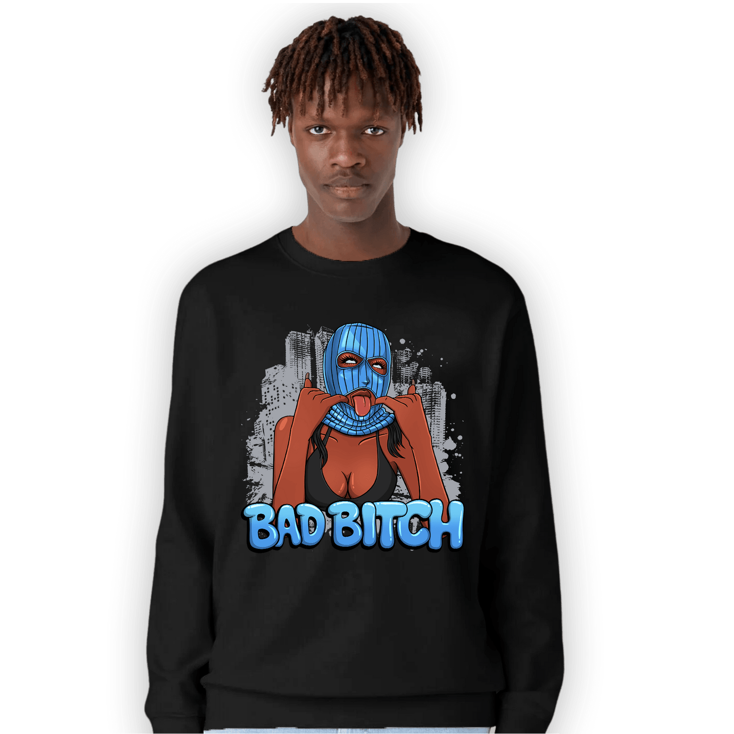 University Blue 5s Sweatshirt Match Gangster Bad Bitch - NastyJamz