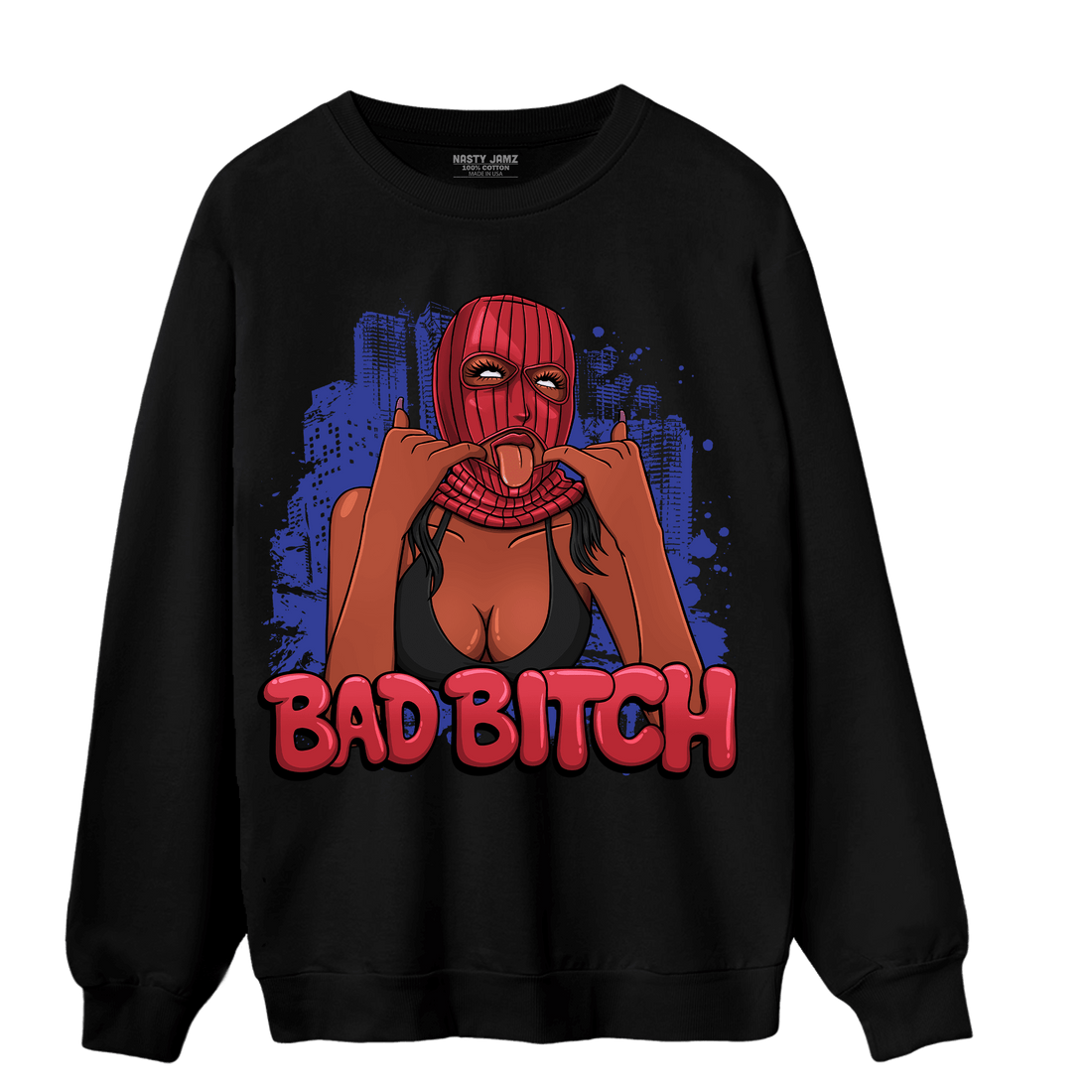 Playoffs 8s Sweatshirt Match Gangster Bad Bitch - NastyJamz