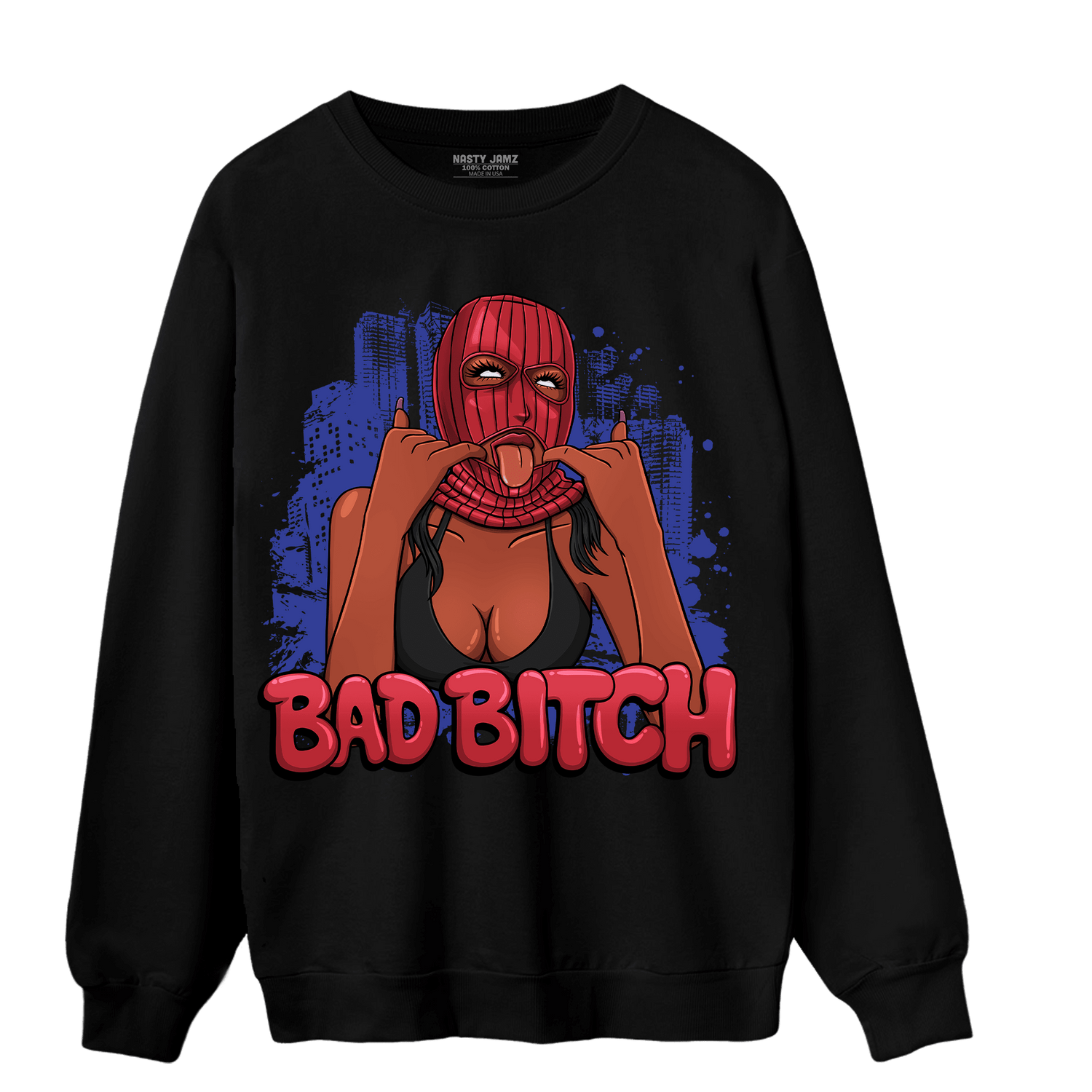 Playoffs 8s Sweatshirt Match Gangster Bad Bitch - NastyJamz