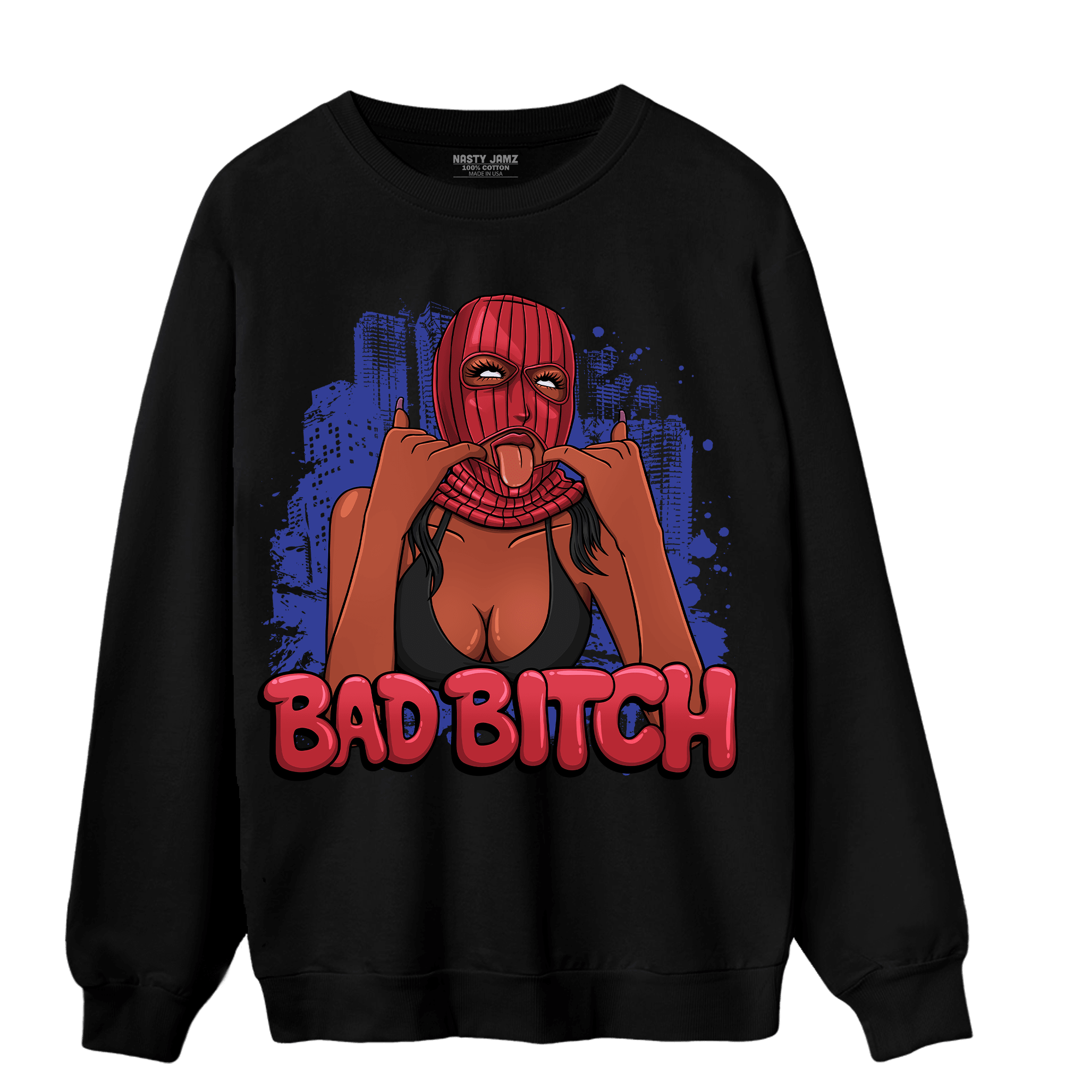 Playoffs 8s Sweatshirt Match Gangster Bad Bitch - NastyJamz