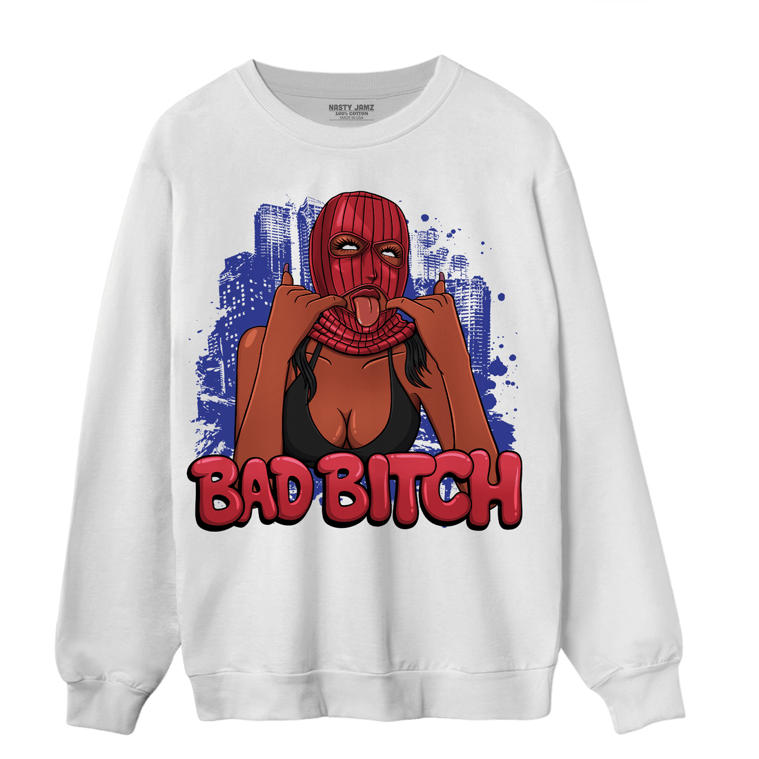 Playoffs 8s Sweatshirt Match Gangster Bad Bitch - NastyJamz