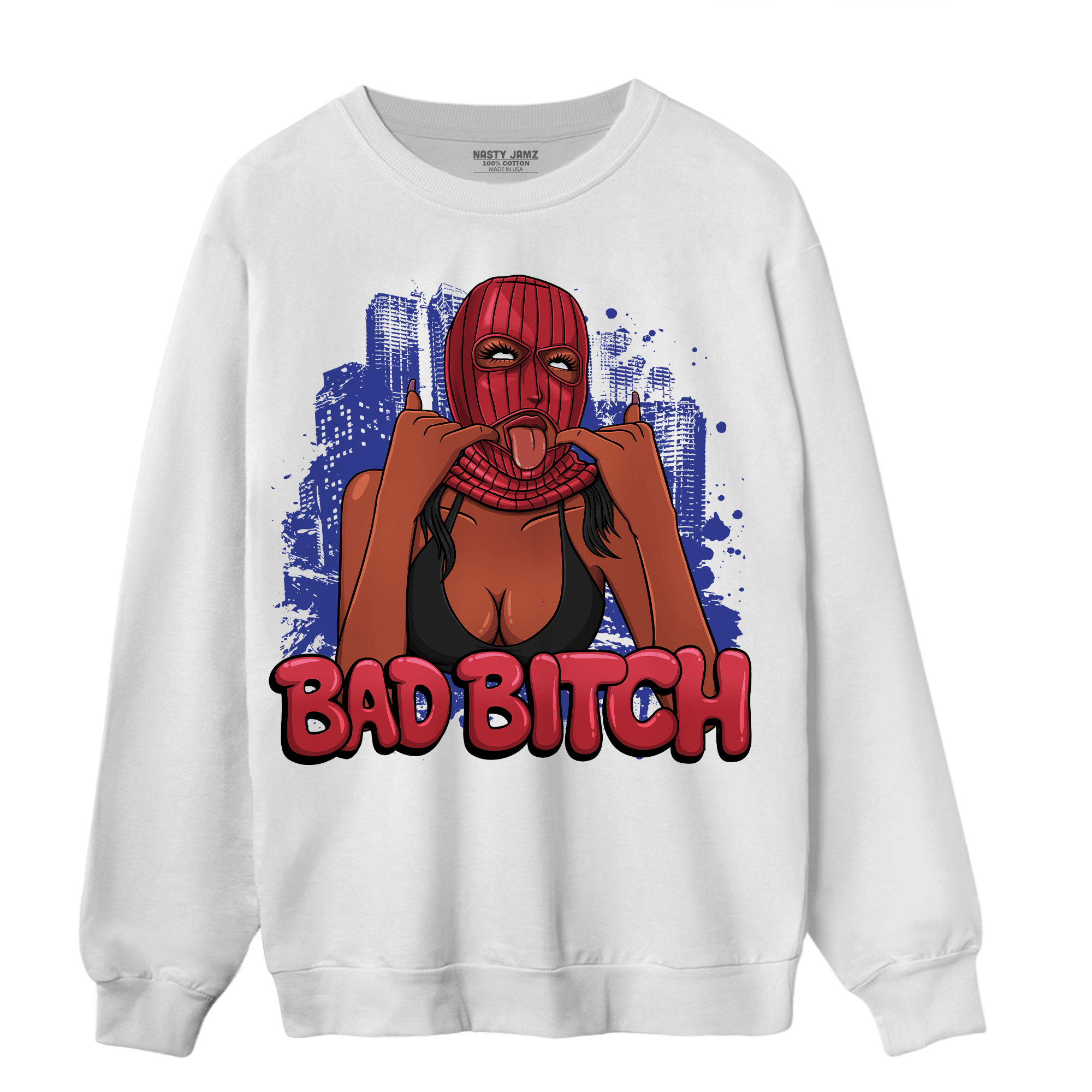Playoffs 8s Sweatshirt Match Gangster Bad Bitch - NastyJamz