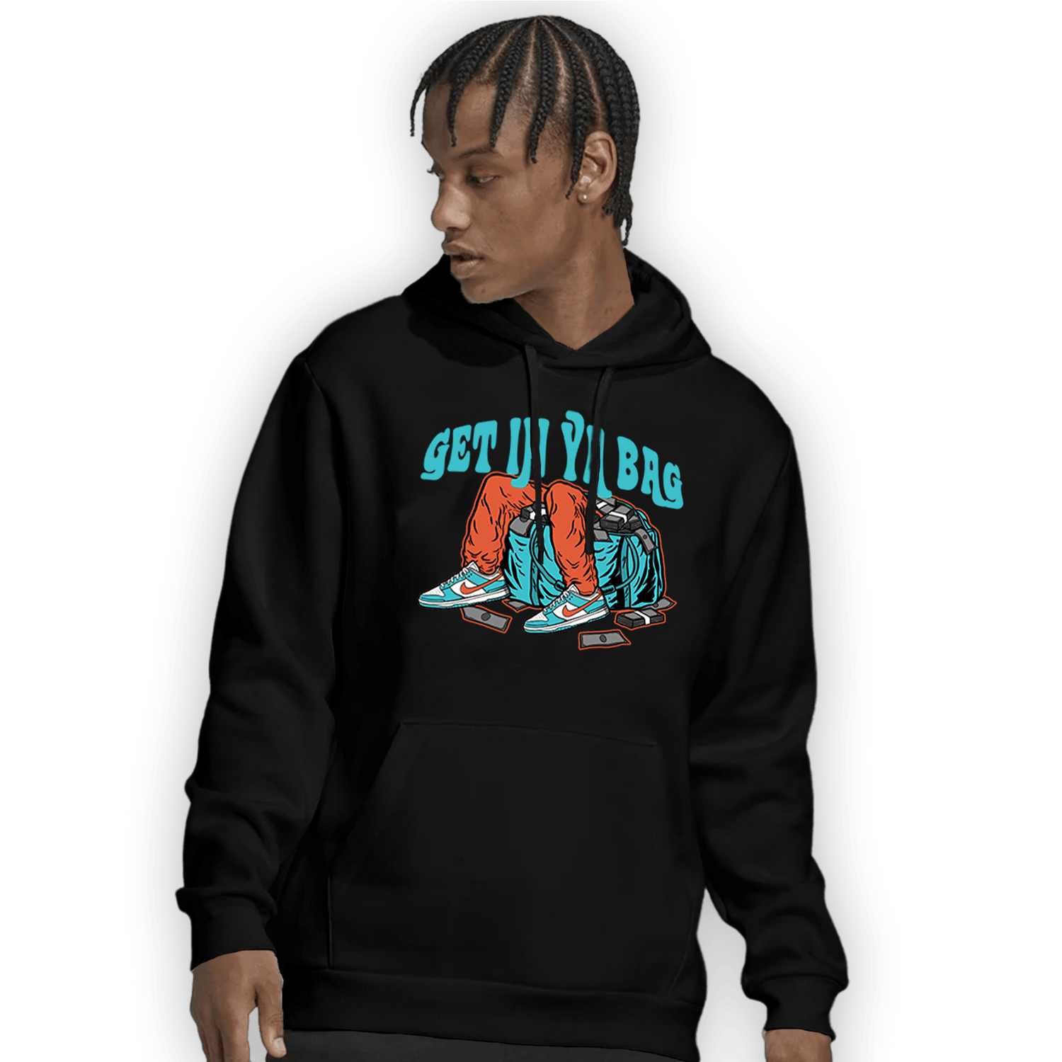 Dunk Low Dolphins Hoodie Match Get In Ya Bag - NastyJamz