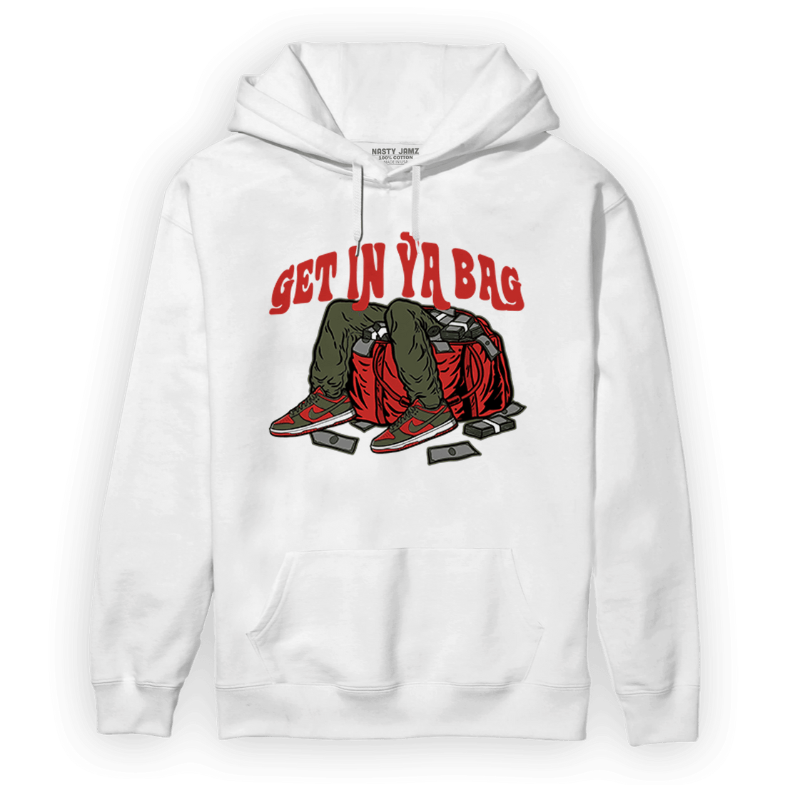 Dunk Low Mystic Red Hoodie Match Get In Ya Bag - NastyJamz