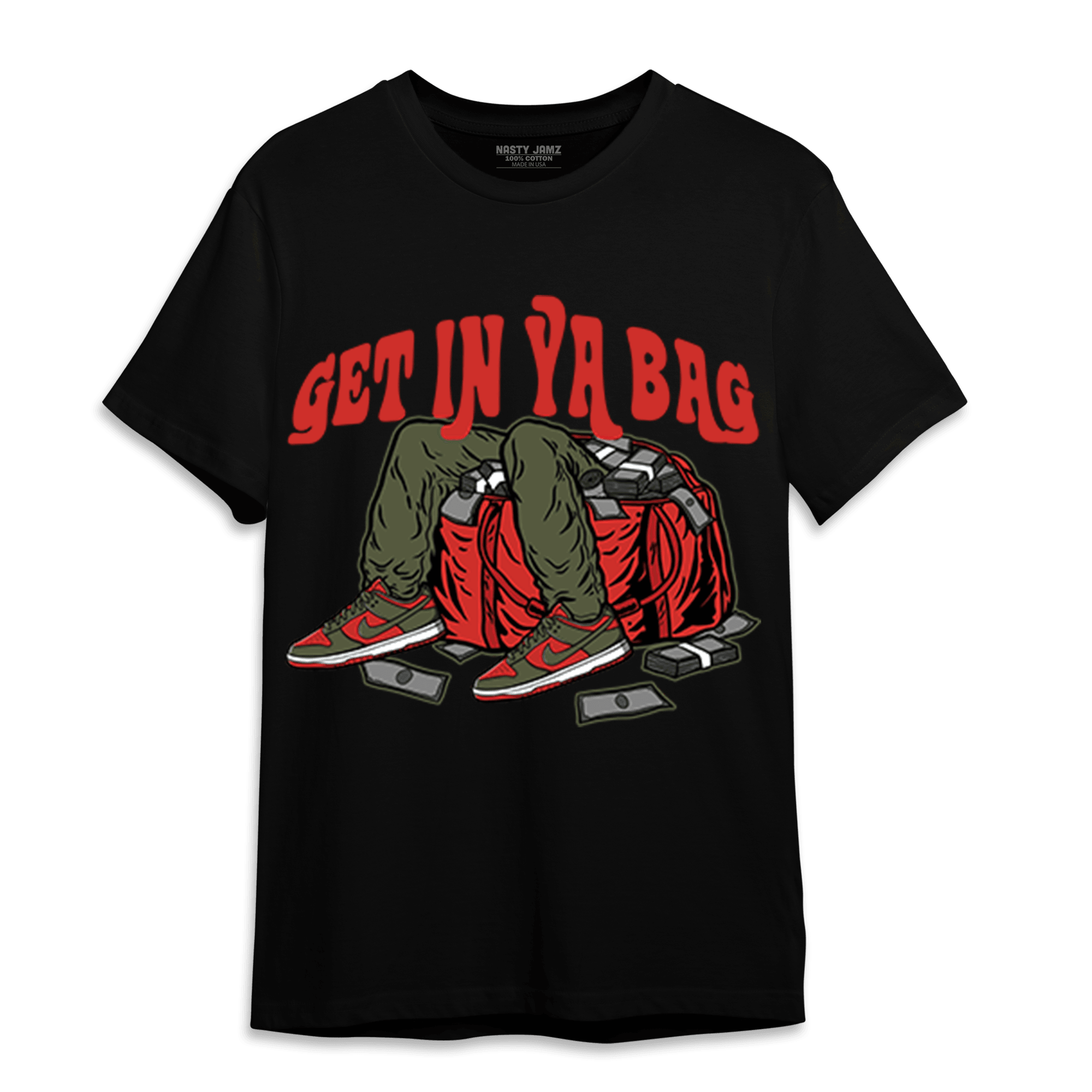 Dunk Low Mystic Red T Shirt Match Get In Ya Bag - NastyJamz