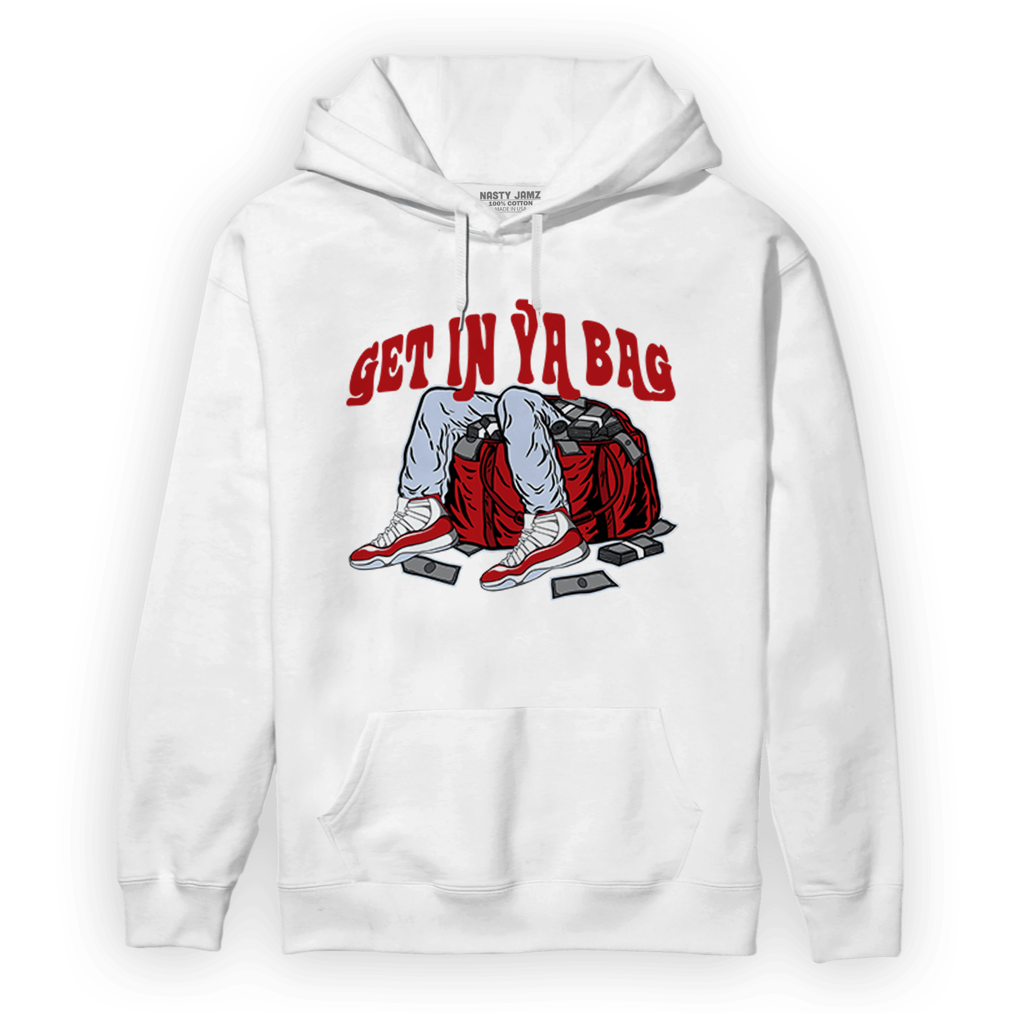 Cherry 11s Hoodie Match Get In Ya Bag - NastyJamz