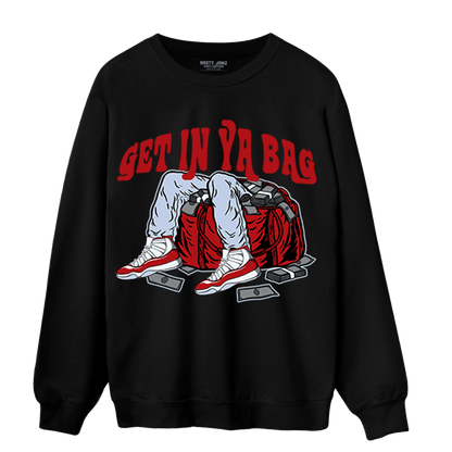 Cherry 11s Sweatshirt Match Get In Ya Bag - NastyJamz