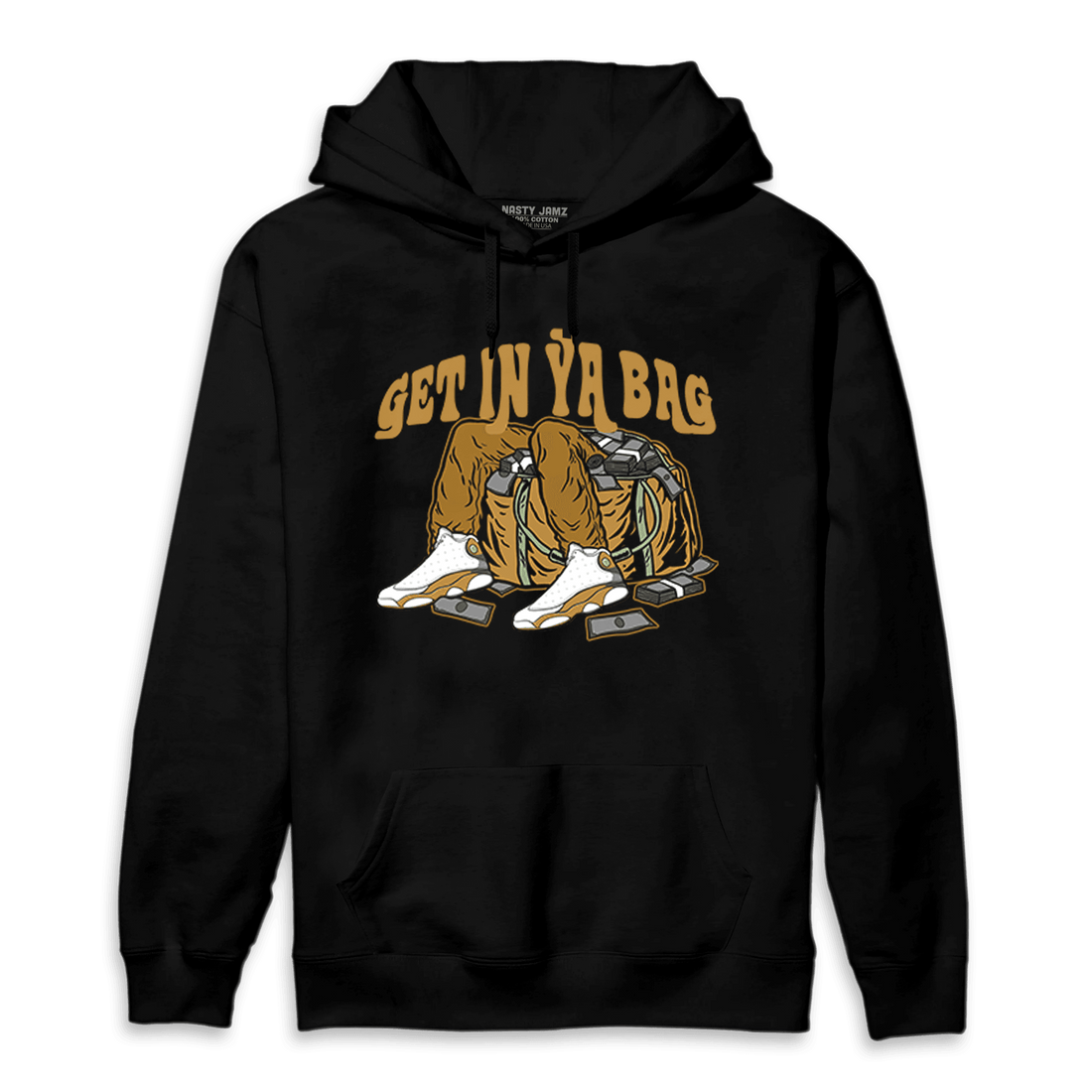 Wheat 13s Hoodie Match Get In Ya Bag - NastyJamz