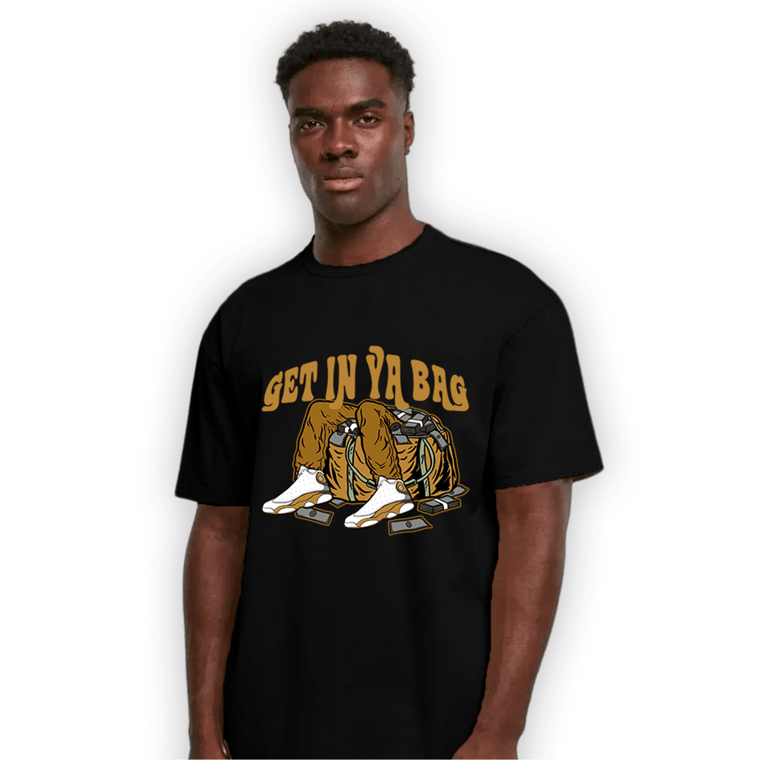 Wheat 13s T Shirt Match Get In Ya Bag - NastyJamz