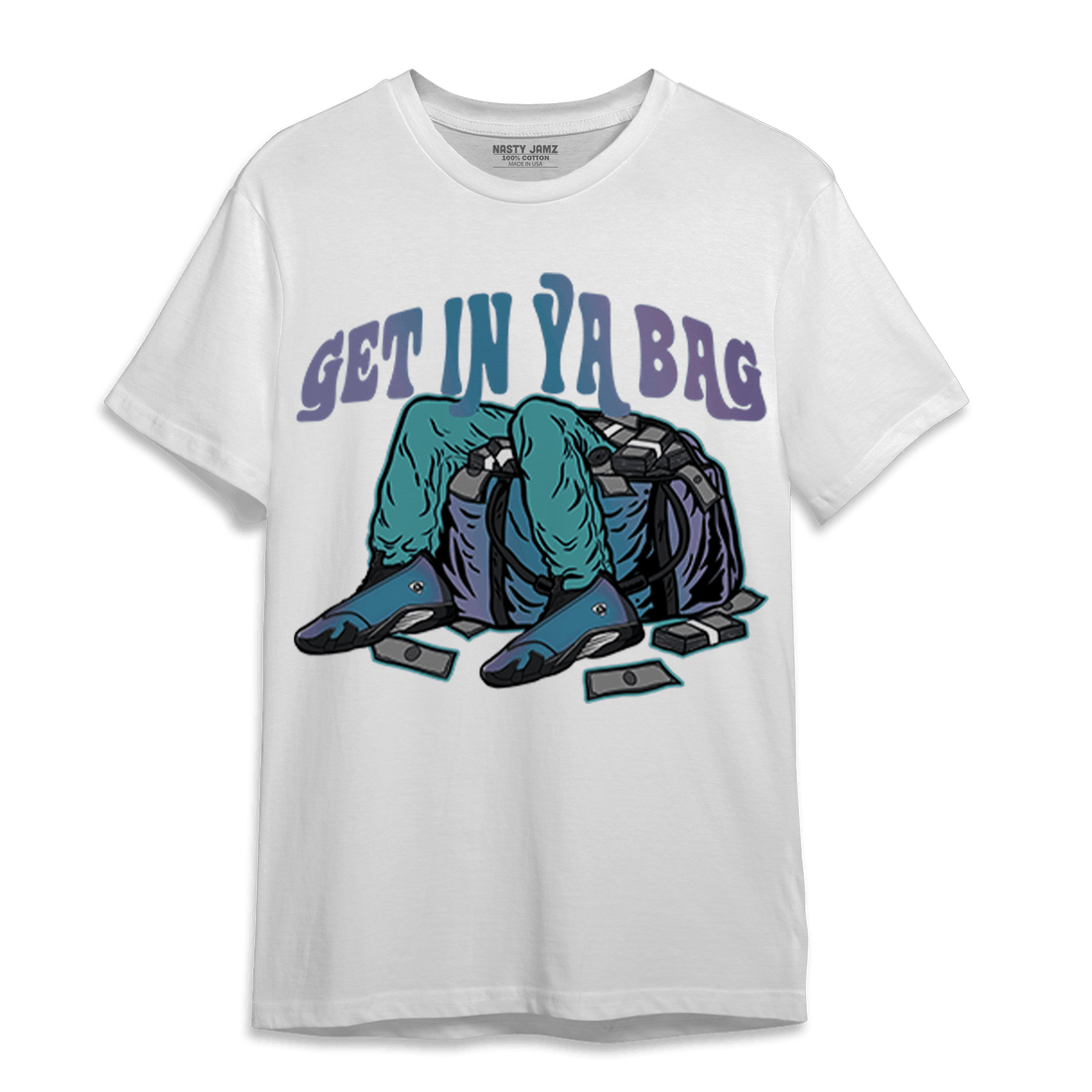 Low Love Letter 14s T Shirt Match Get In Ya Bag - NastyJamz