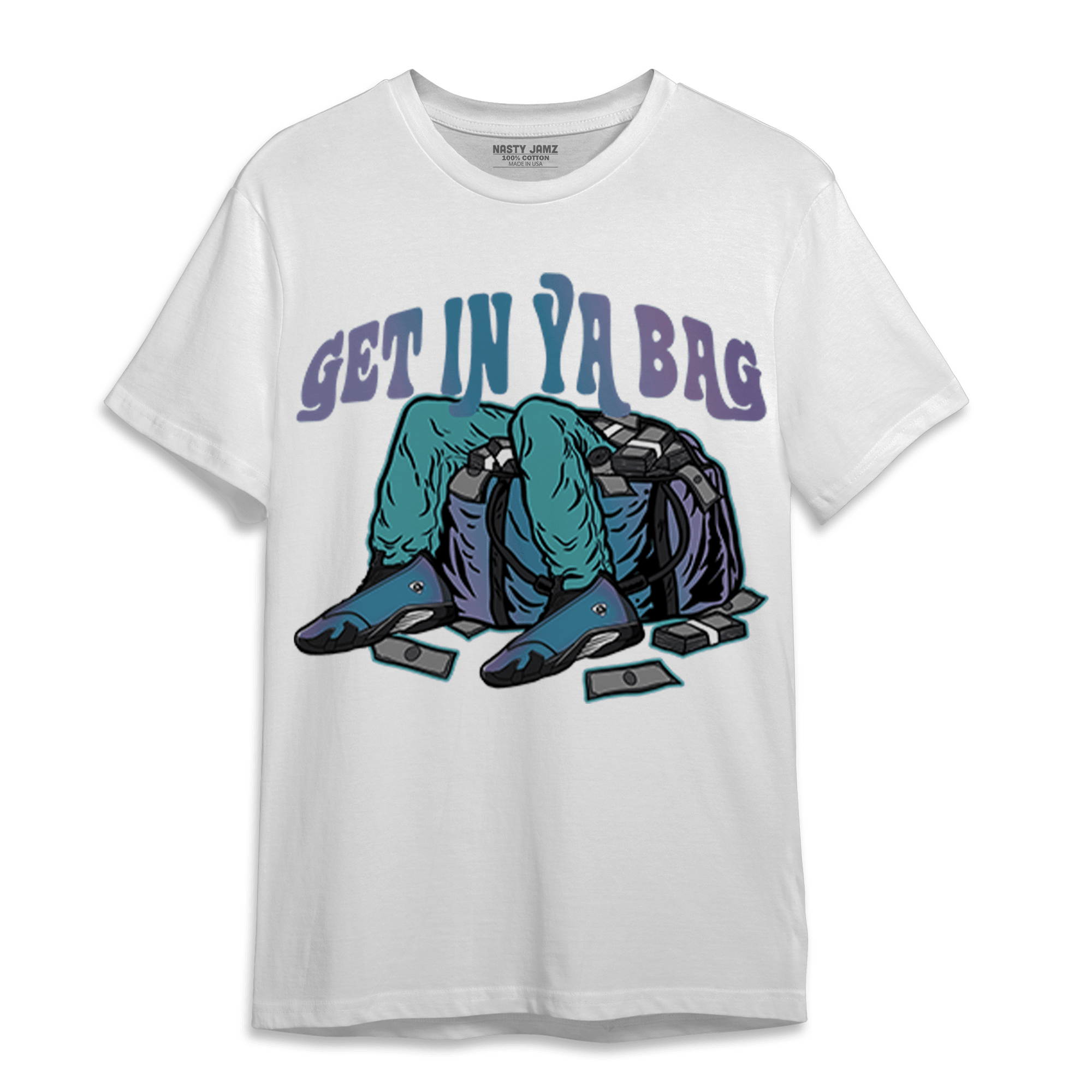 Low Love Letter 14s T Shirt Match Get In Ya Bag - NastyJamz