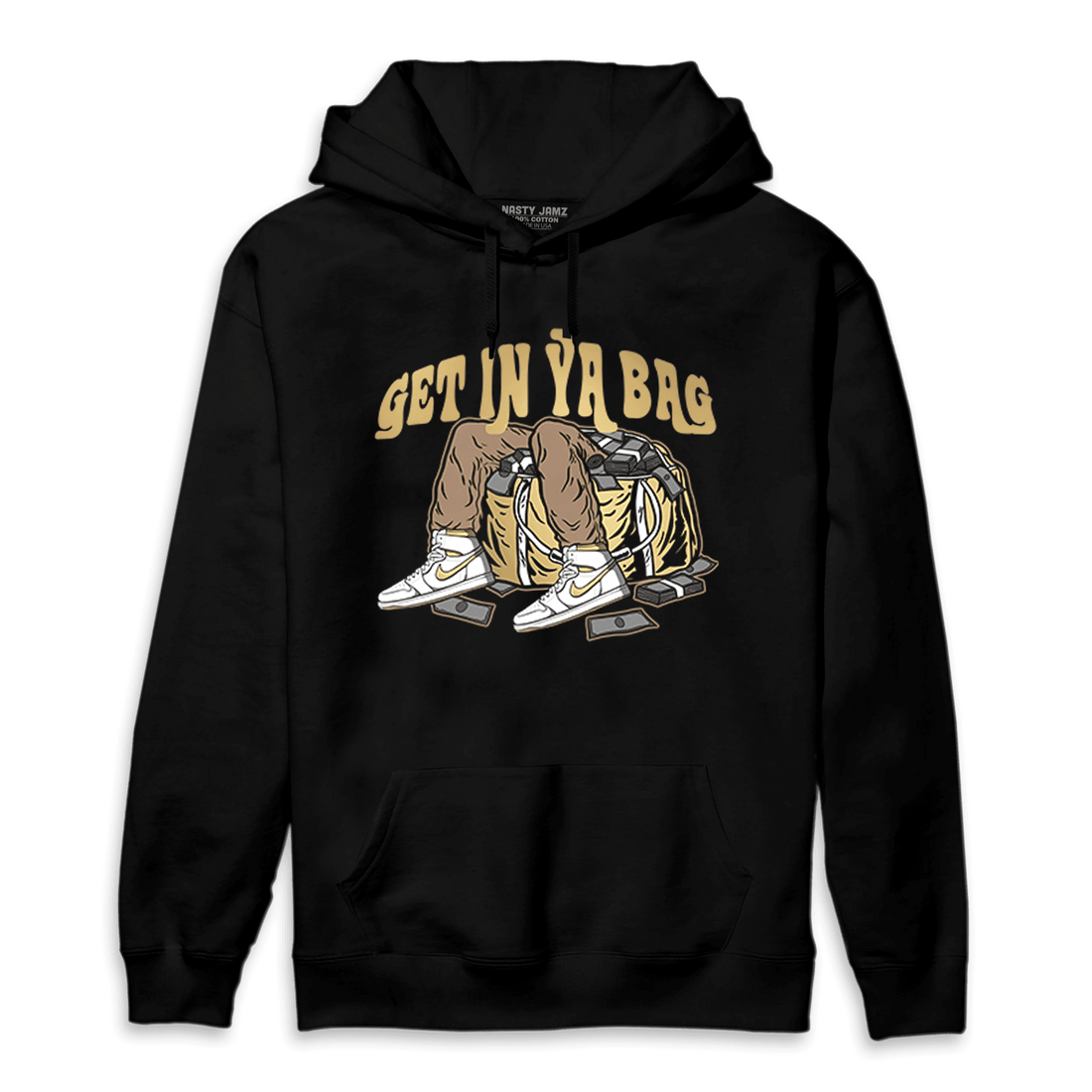 High OG Metallic Gold 1s Hoodie Match Get In Ya Bag - NastyJamz