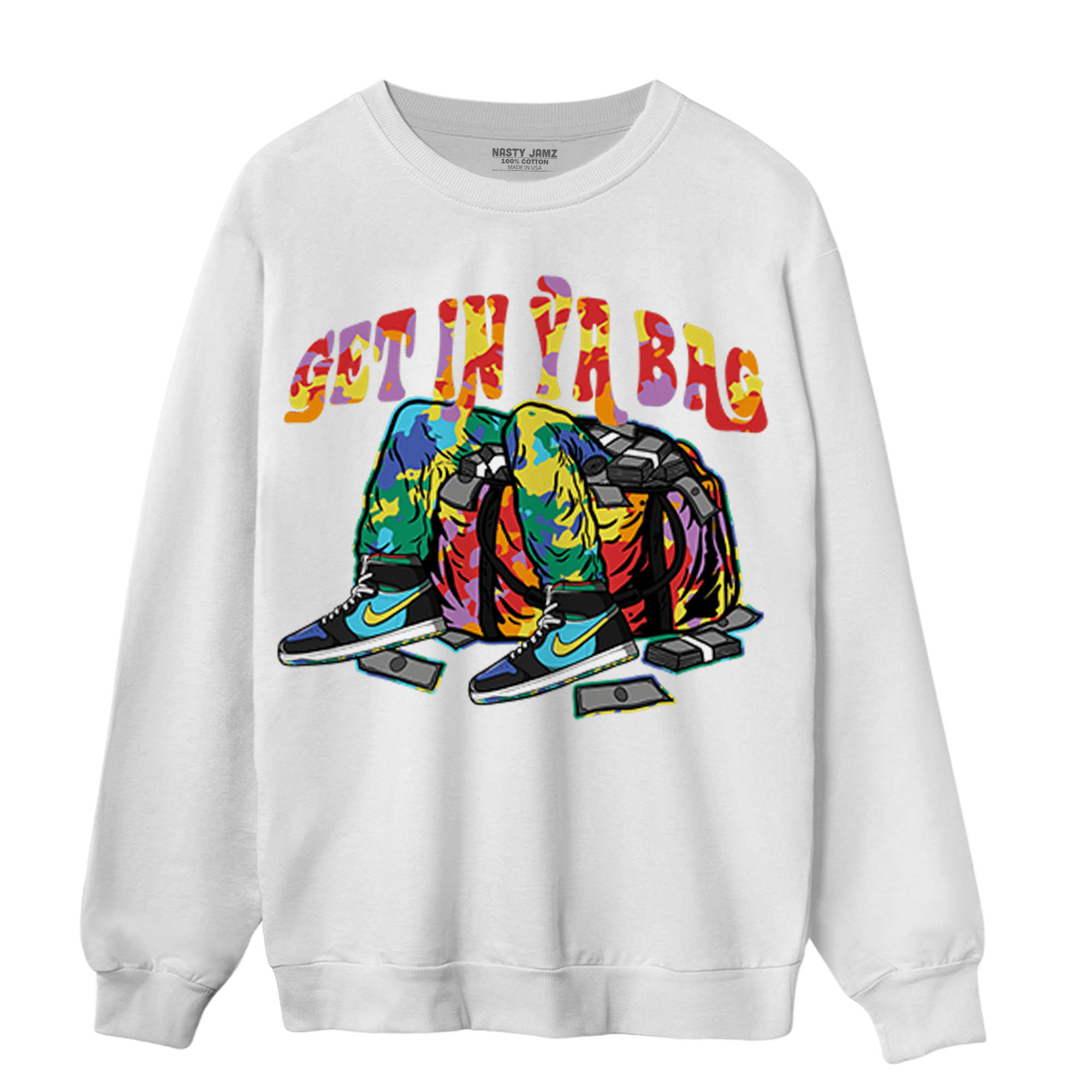 Mid GS Six Championships 1s Sweatshirt Match Get In Ya Bag - NastyJamz