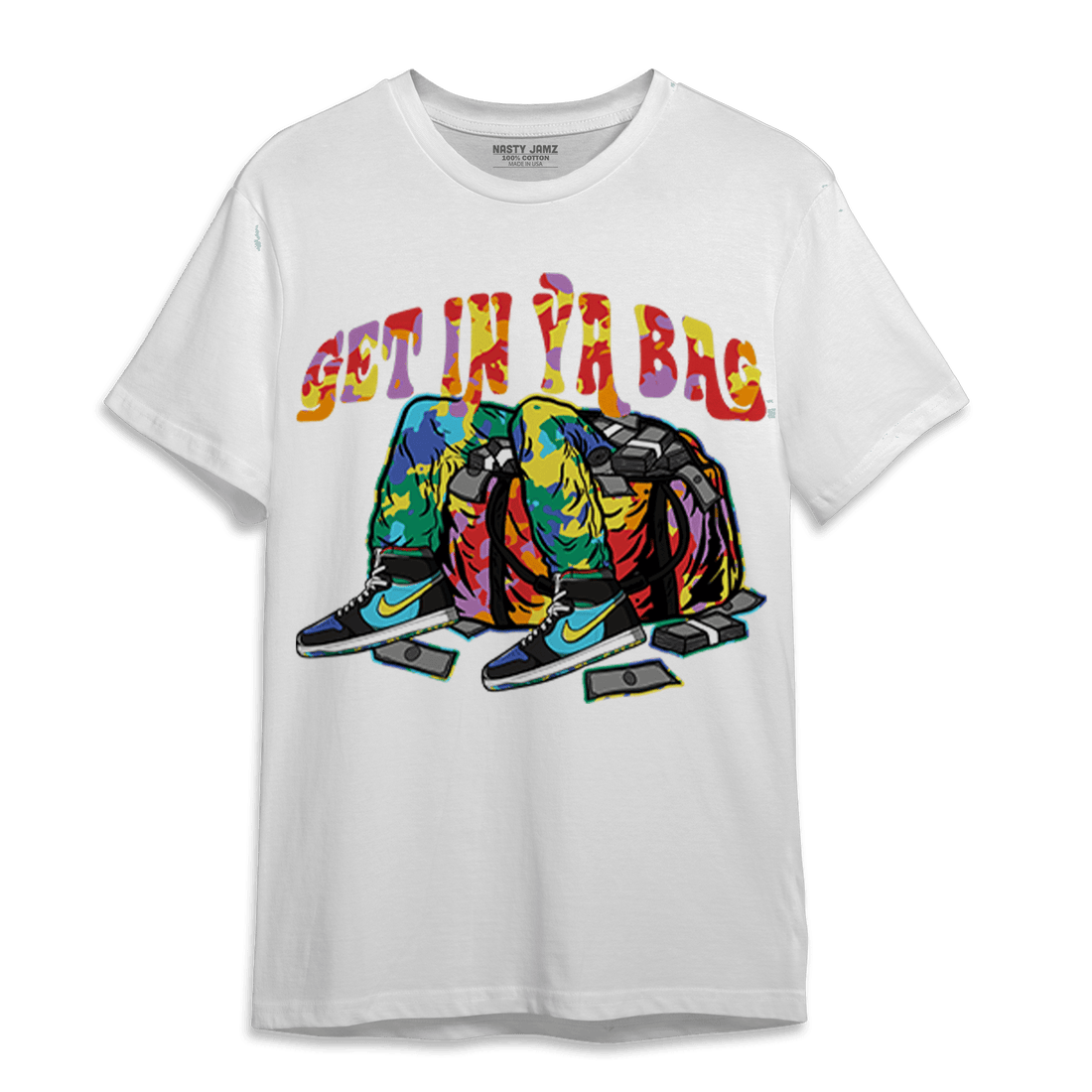 Mid GS Six Championships 1s T Shirt Match Get In Ya Bag - NastyJamz