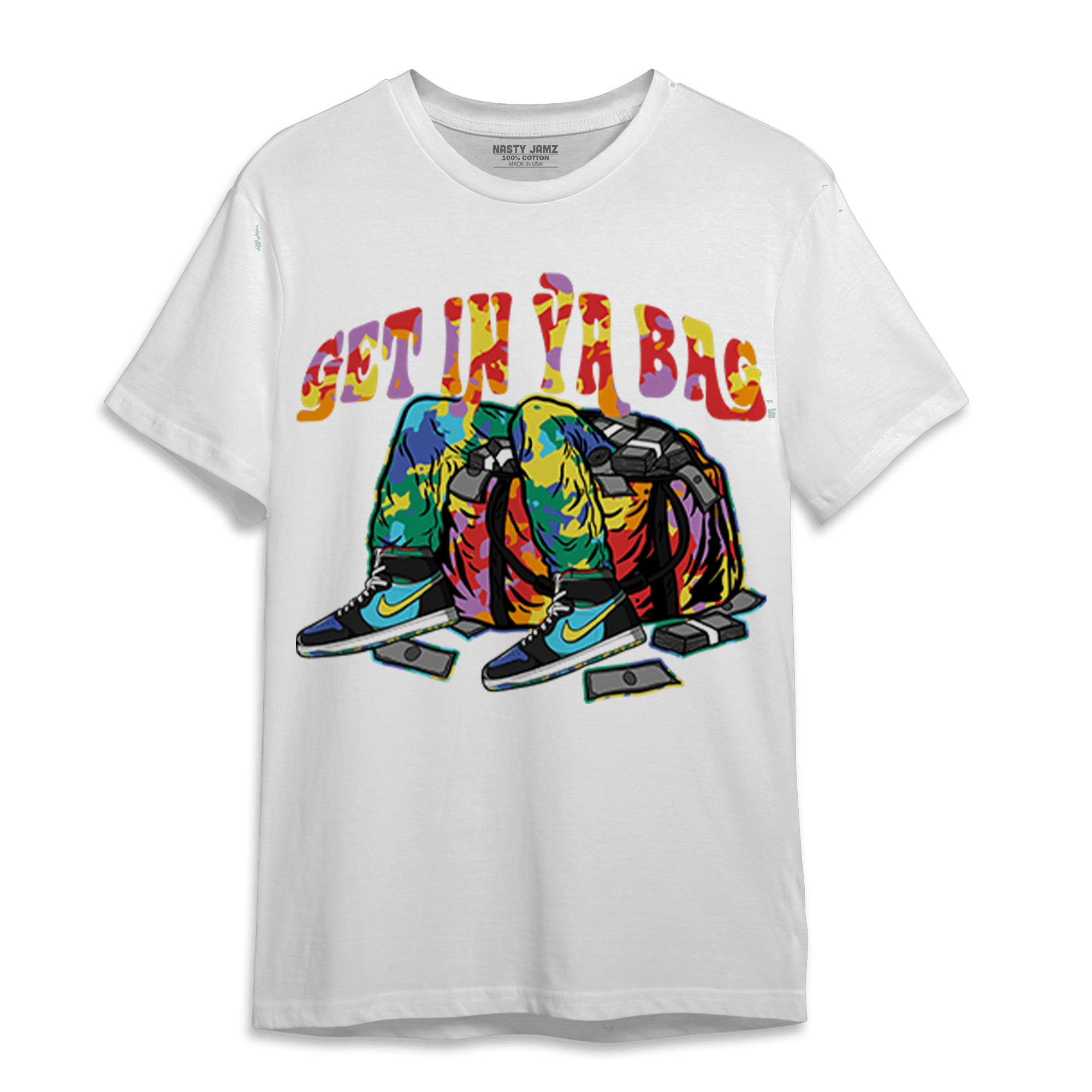 Mid GS Six Championships 1s T Shirt Match Get In Ya Bag - NastyJamz