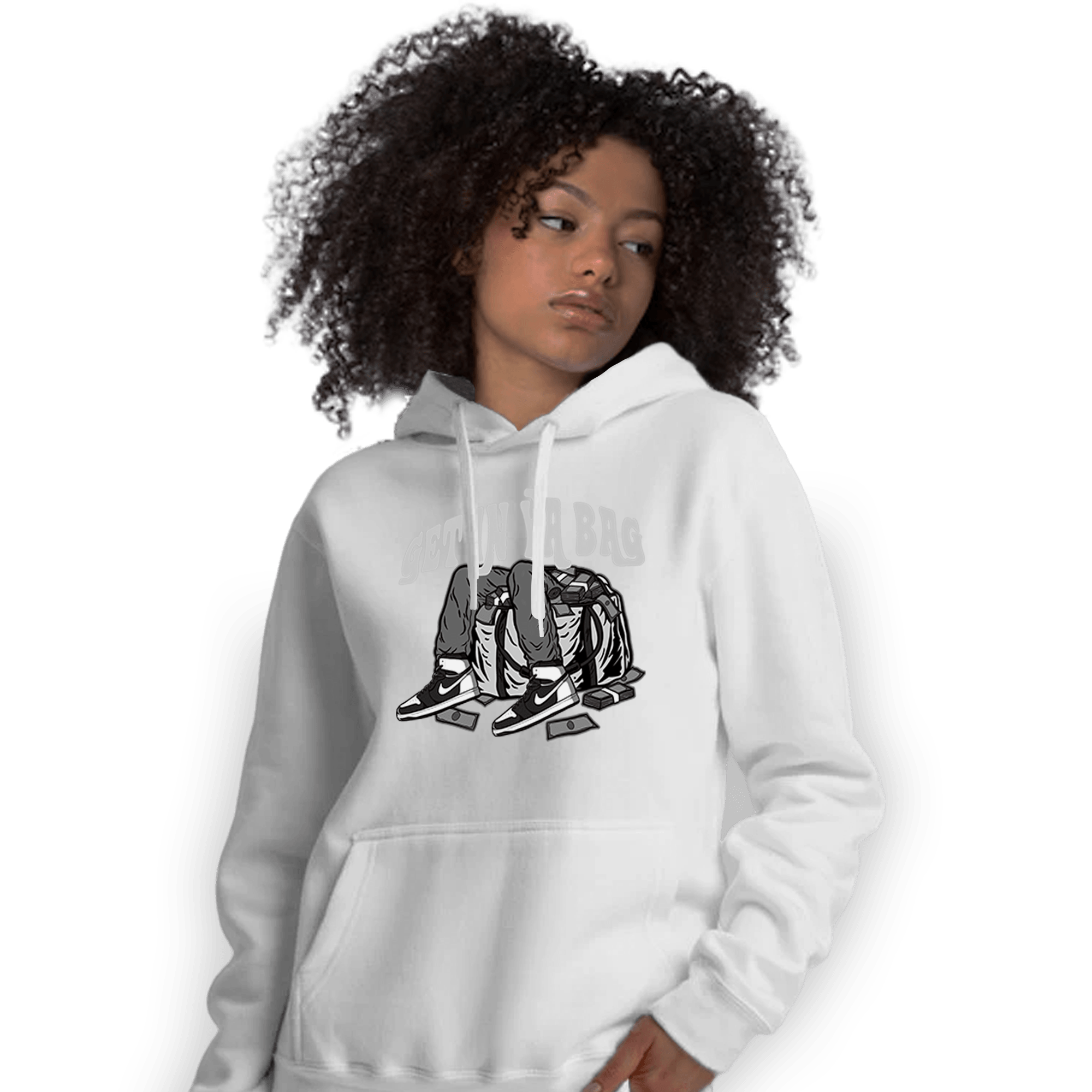 Retro High OG Black White 1s Hoodie Match Get In Ya Bag - NastyJamz