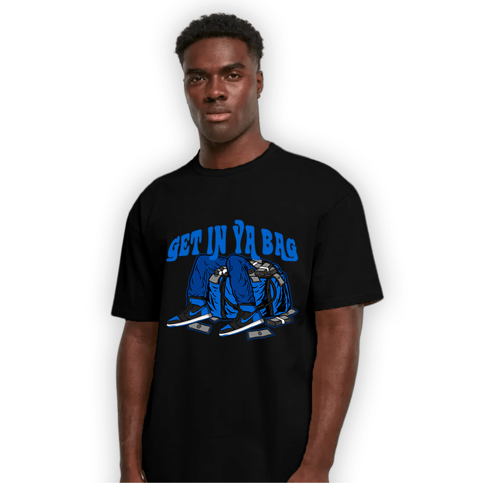 Royal Reimagined 1s T Shirt Match Get In Ya Bag - NastyJamz