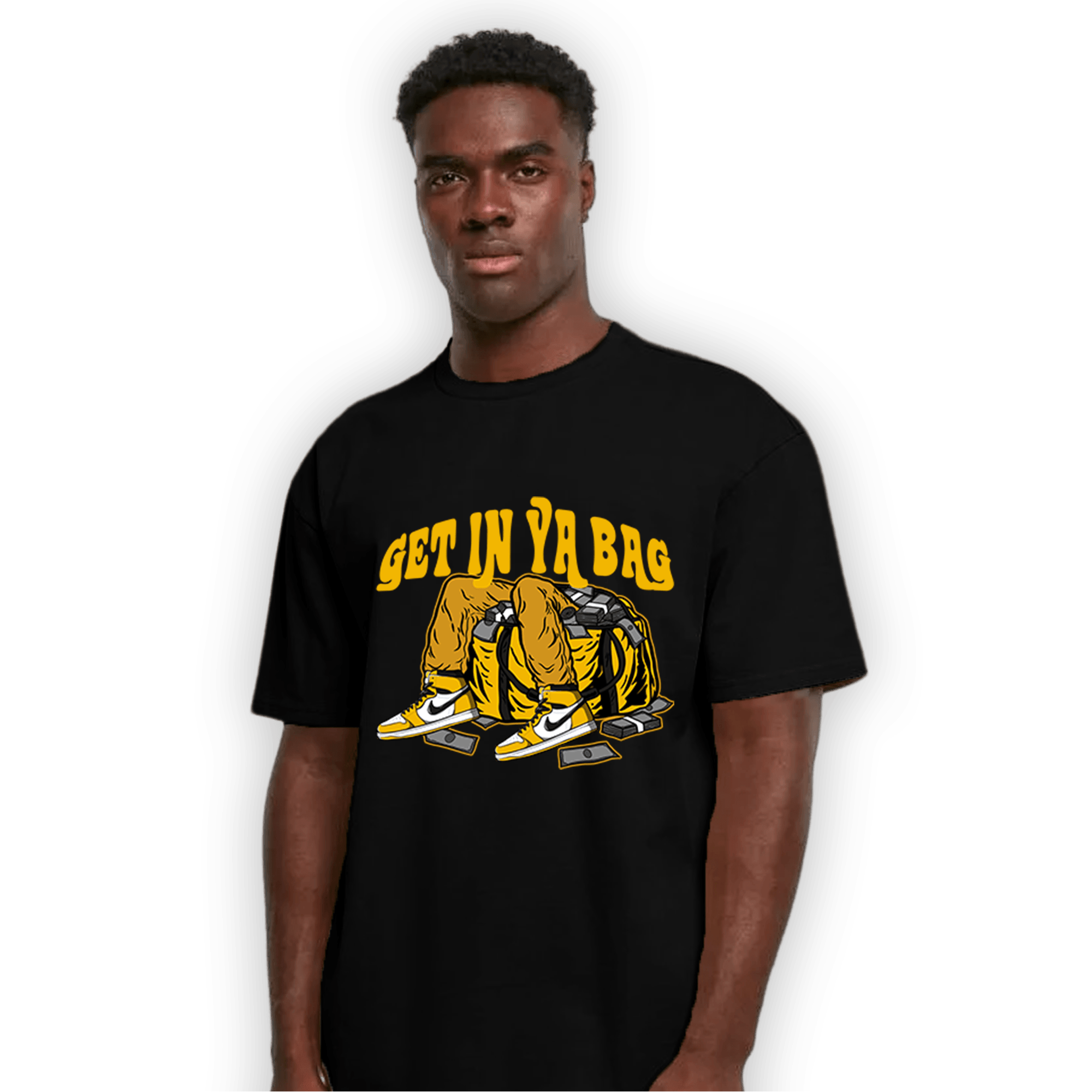 Yellow Ochre 1s T Shirt Match Get In Ya Bag - NastyJamz