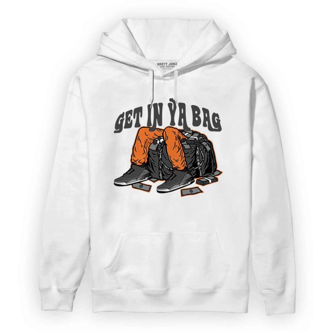Fear Pack 3s Hoodie Match Get In Ya Bag - NastyJamz