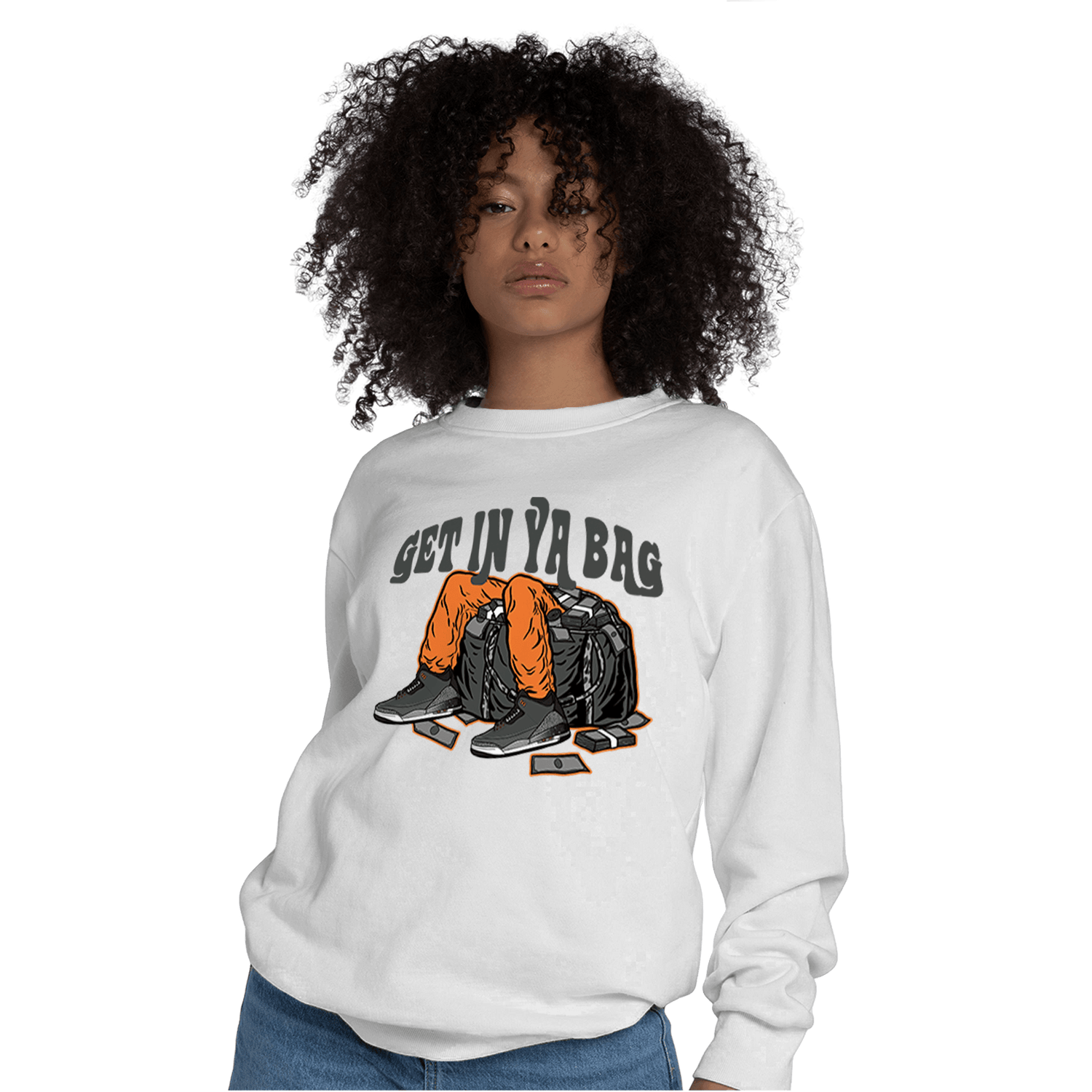 Fear Pack 3s Sweatshirt Match Get In Ya Bag - NastyJamz