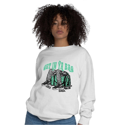 Green Glow 3s Sweatshirt Match Get In Ya Bag - NastyJamz