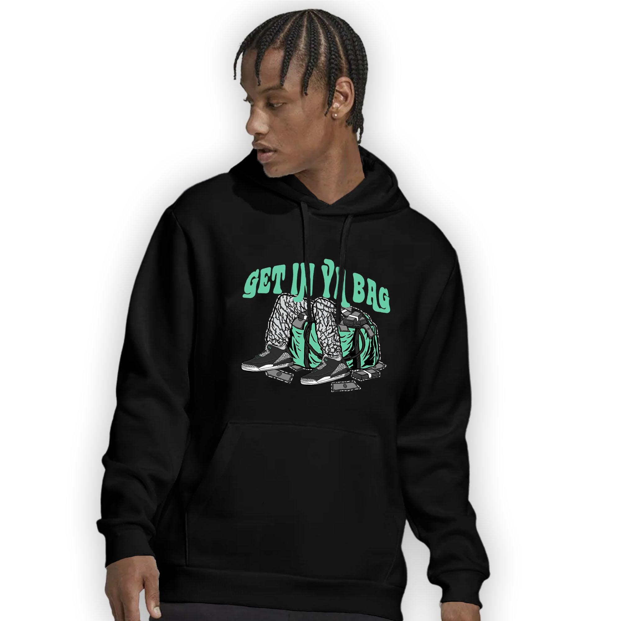 Green Glow 3s Hoodie Match Get In Ya Bag - NastyJamz