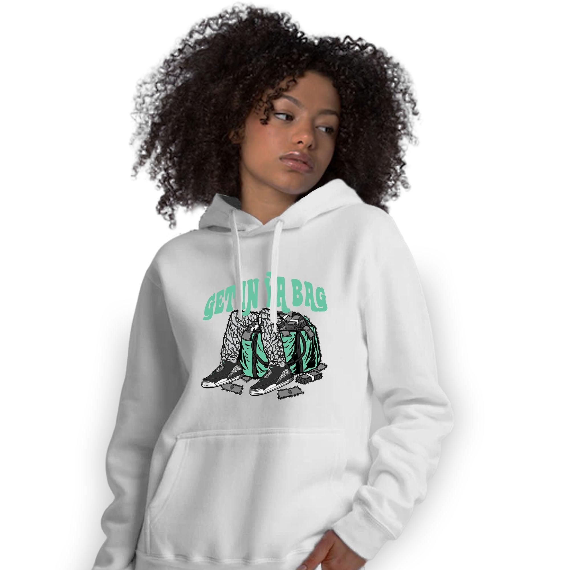 Green Glow 3s Hoodie Match Get In Ya Bag - NastyJamz