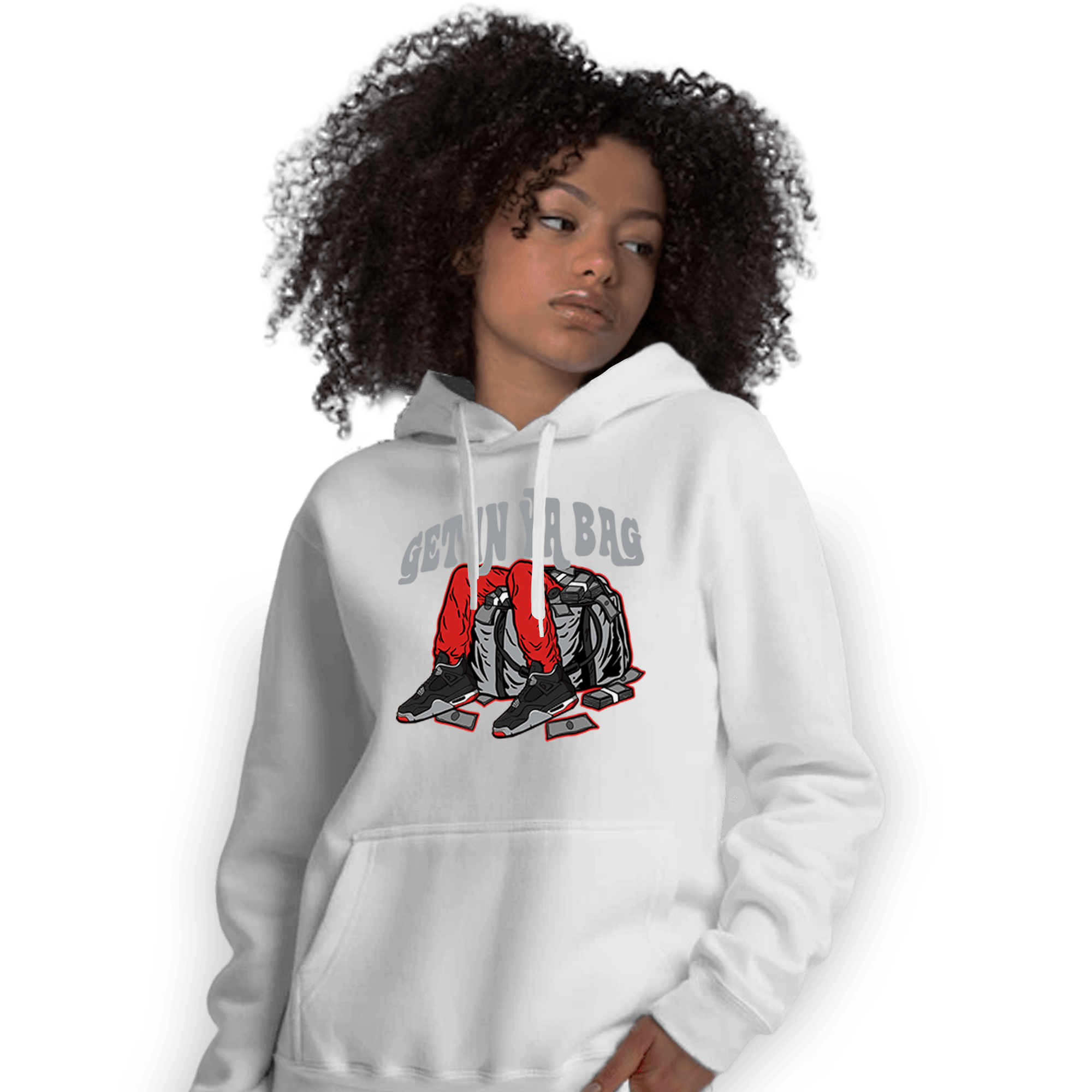 Bred Reimagined 4s Hoodie Match Get In Ya Bag - NastyJamz