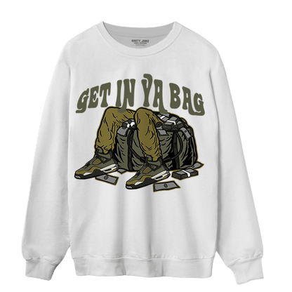 SE Craft Medium Olive 4s Sweatshirt Match Get In Ya Bag - NastyJamz