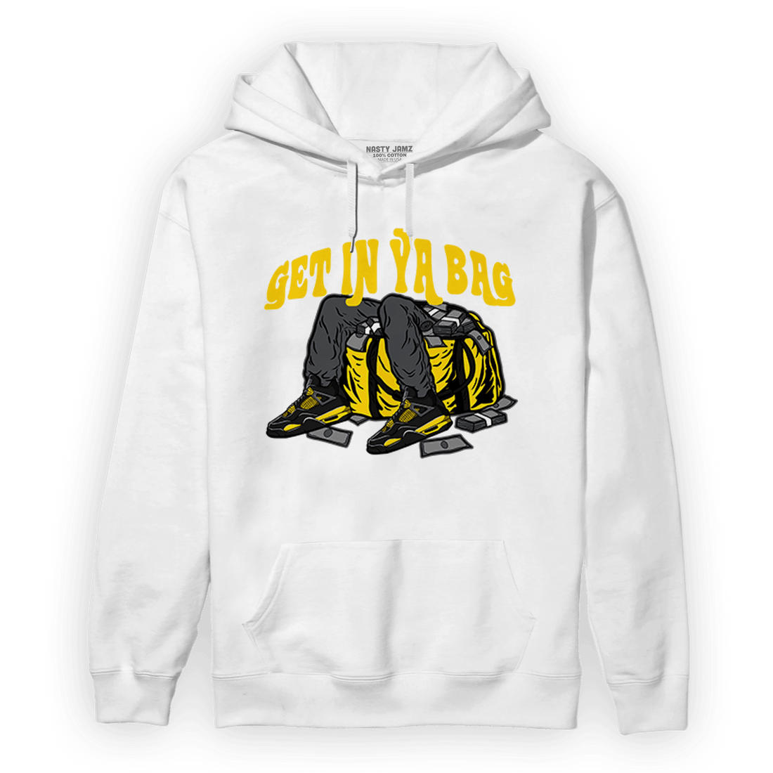 Thunder 4s Hoodie Match Get In Ya Bag - NastyJamz
