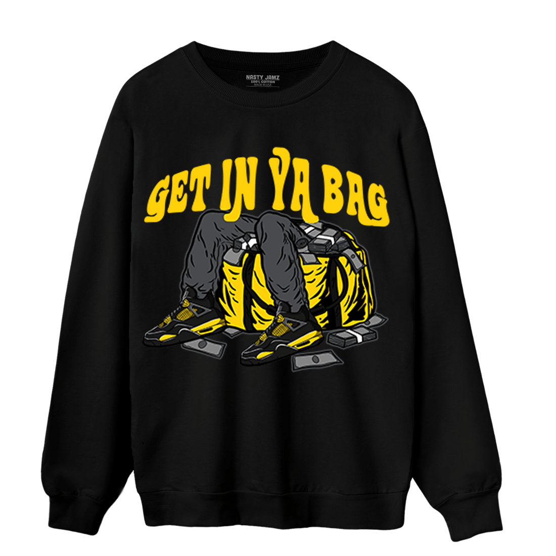 Thunder 4s Sweatshirt Match Get In Ya Bag - NastyJamz