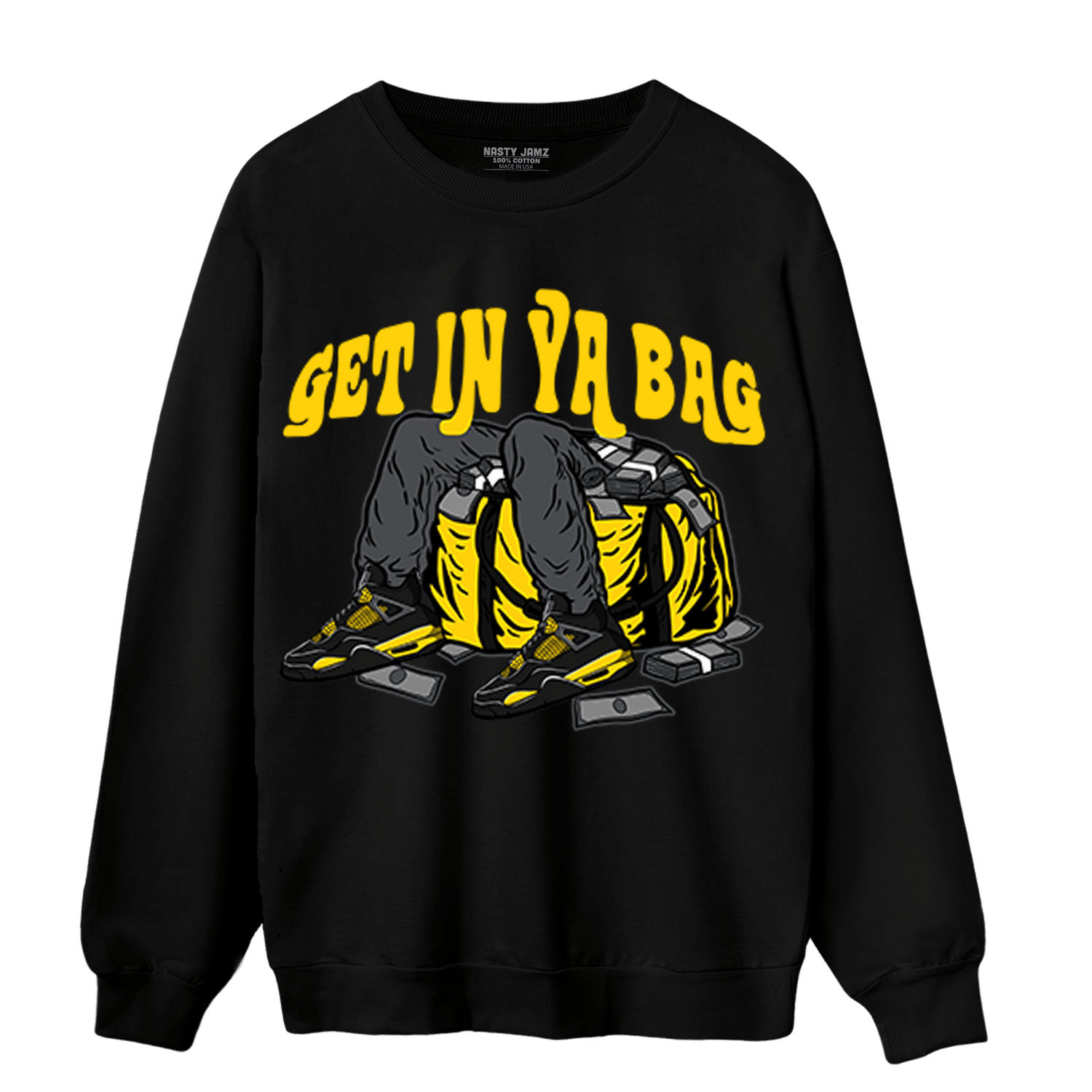 Thunder 4s Sweatshirt Match Get In Ya Bag - NastyJamz