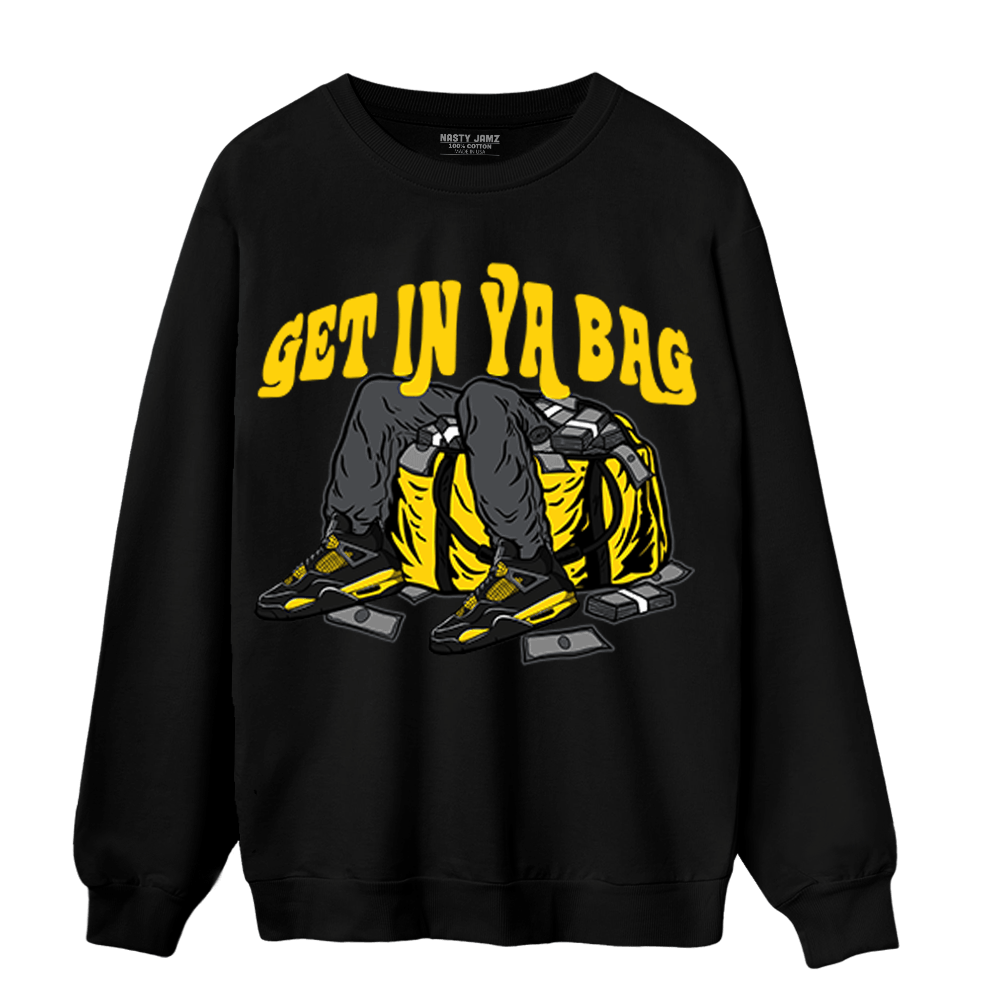 Thunder 4s Sweatshirt Match Get In Ya Bag - NastyJamz