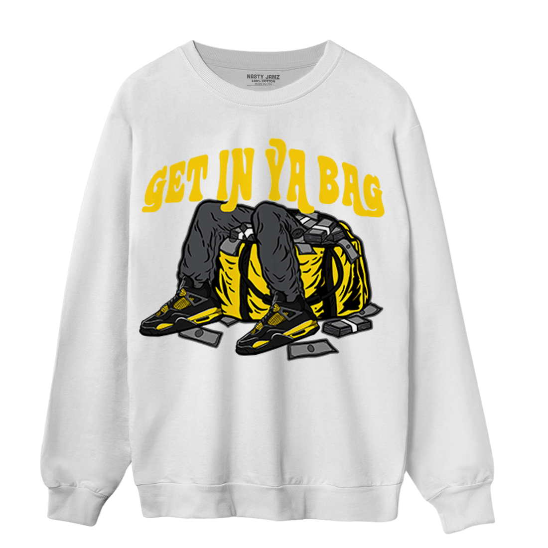 Thunder 4s Sweatshirt Match Get In Ya Bag - NastyJamz