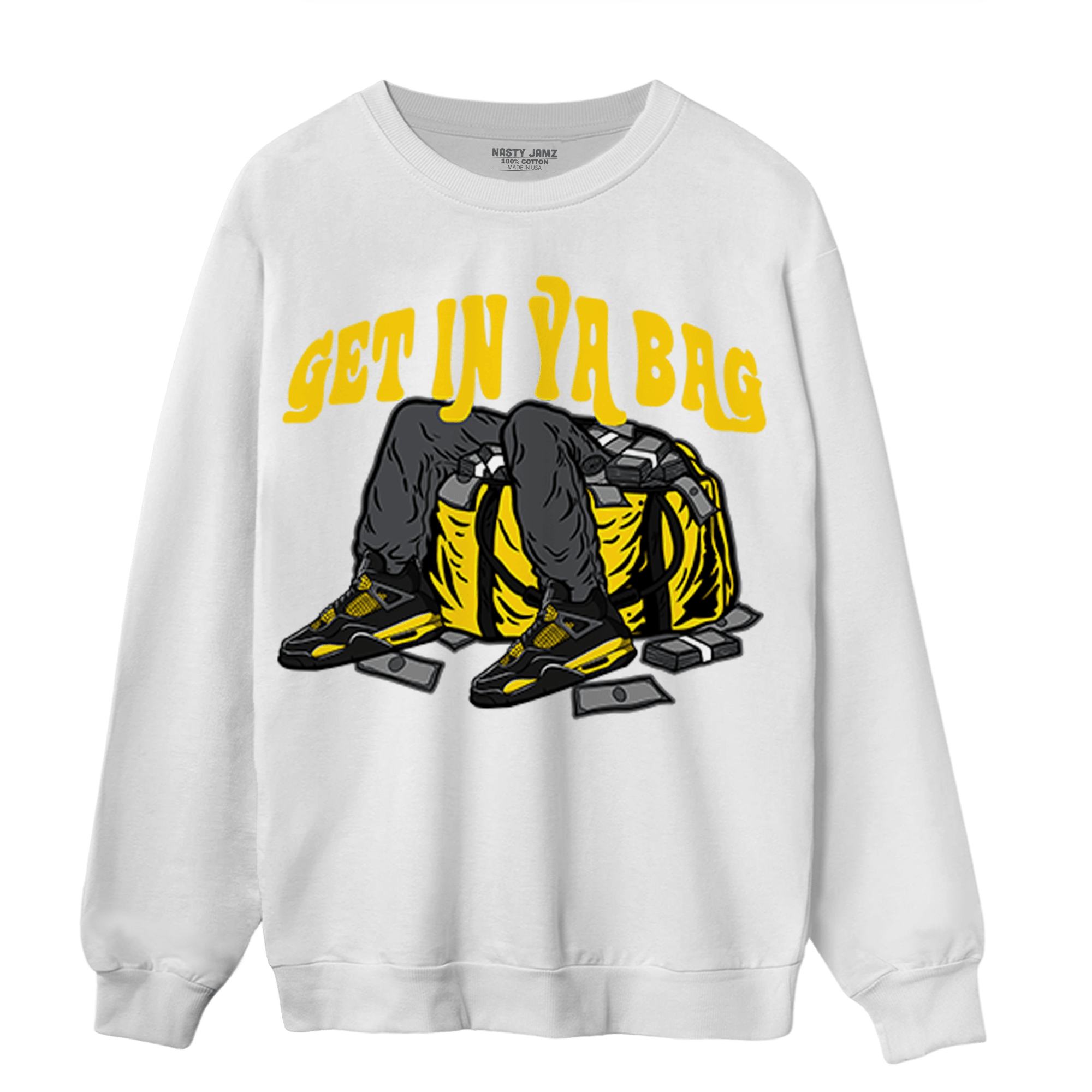 Thunder 4s Sweatshirt Match Get In Ya Bag - NastyJamz