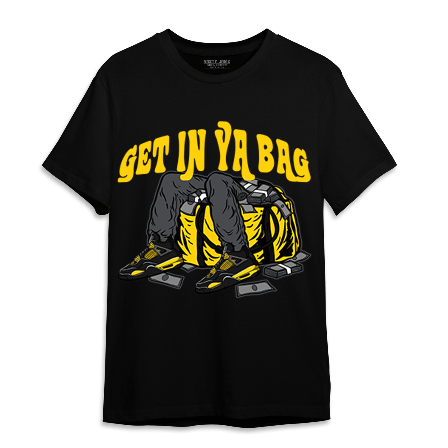 Thunder 4s T Shirt Match Get In Ya Bag - NastyJamz